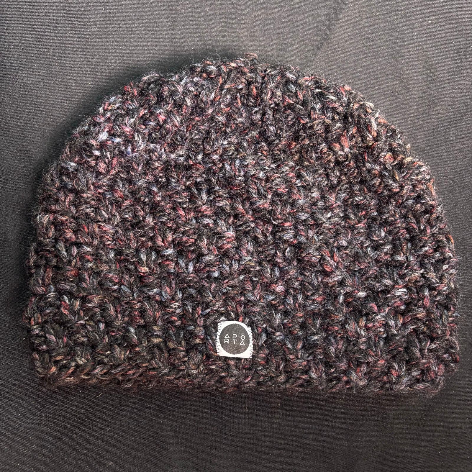 Other Purple Crocheted Slouchy Beanie Size ONE SIZE - 6 Thumbnail
