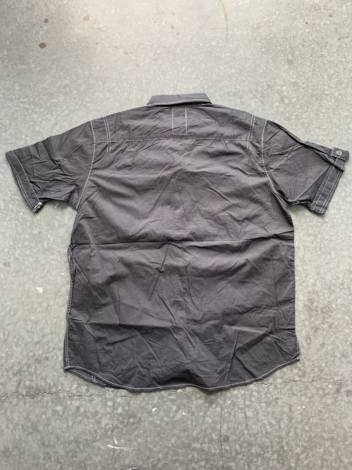 Affliction × Vintage Crazy Cyber Y2K Affliction Style Button Up Baggy Oversized Size US XXL / EU 58 / 5 - 4 Thumbnail