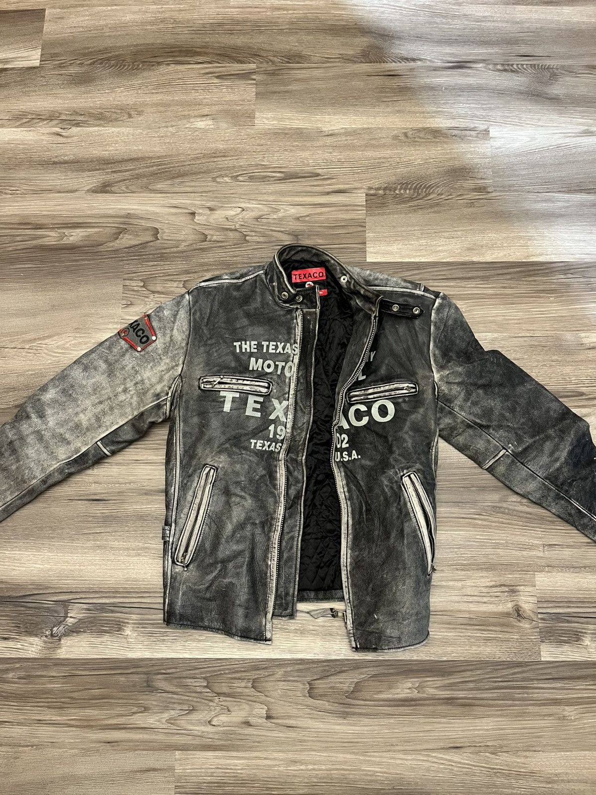 Other Texaco Racing Leather Jacket Size US L / EU 52-54 / 3 - 1 Thumbnail