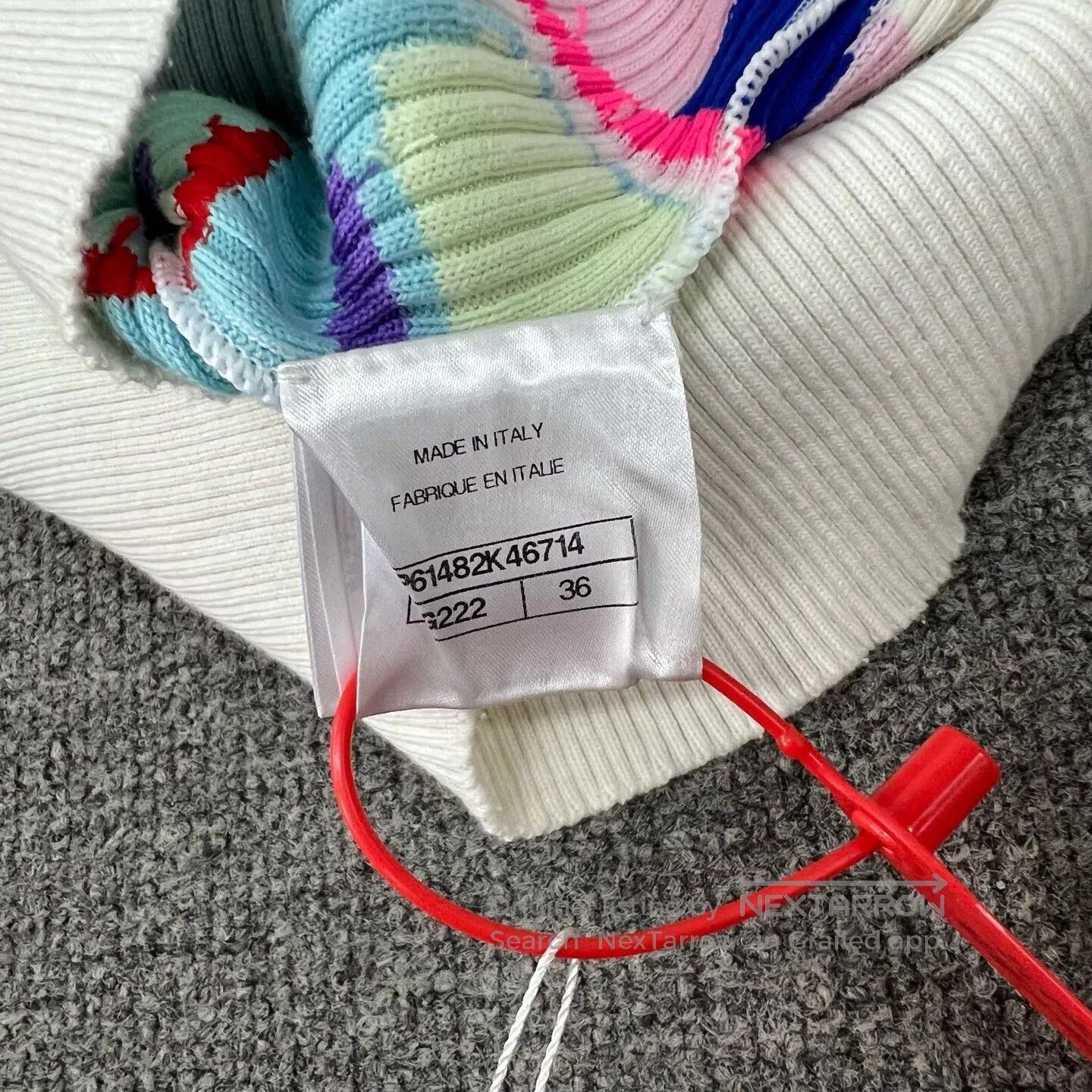 Chanel Chanel Beach Series: Rainbow Knit Cardigan| Size S / US 4 / IT 40 - 5 Thumbnail