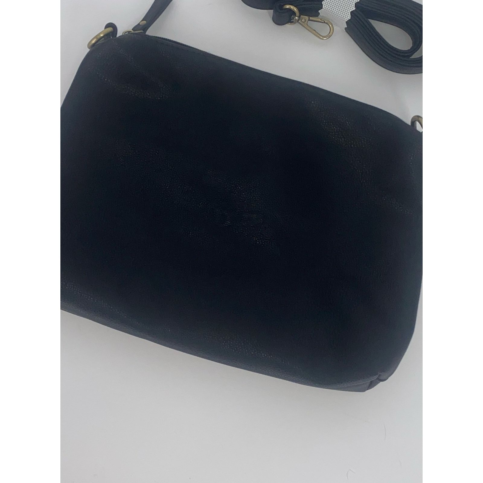 Joya JOY Black Pebbled Leather Adjustable Crossbody Size ONE SIZE - 2 Thumbnail