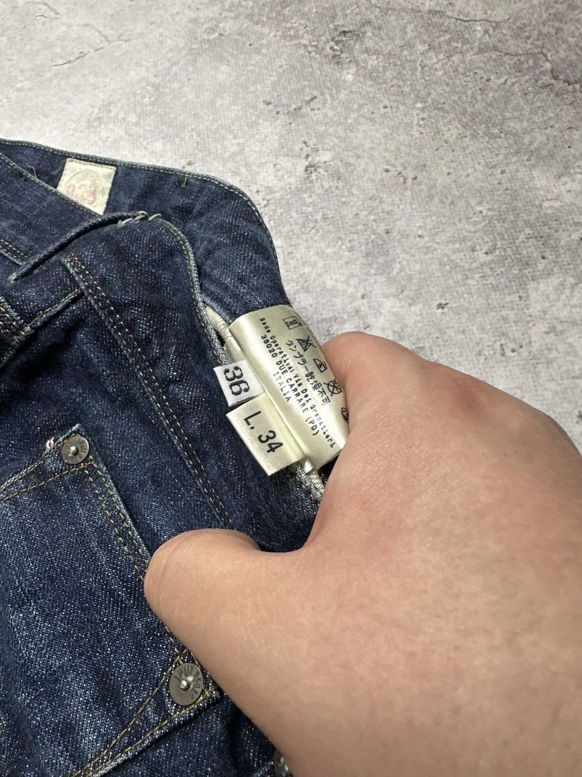 Vintage Imjit 35020 Japanese Selvedge Limited 12/45 Denim Pants Size US 36 / EU 52 - 15 Thumbnail