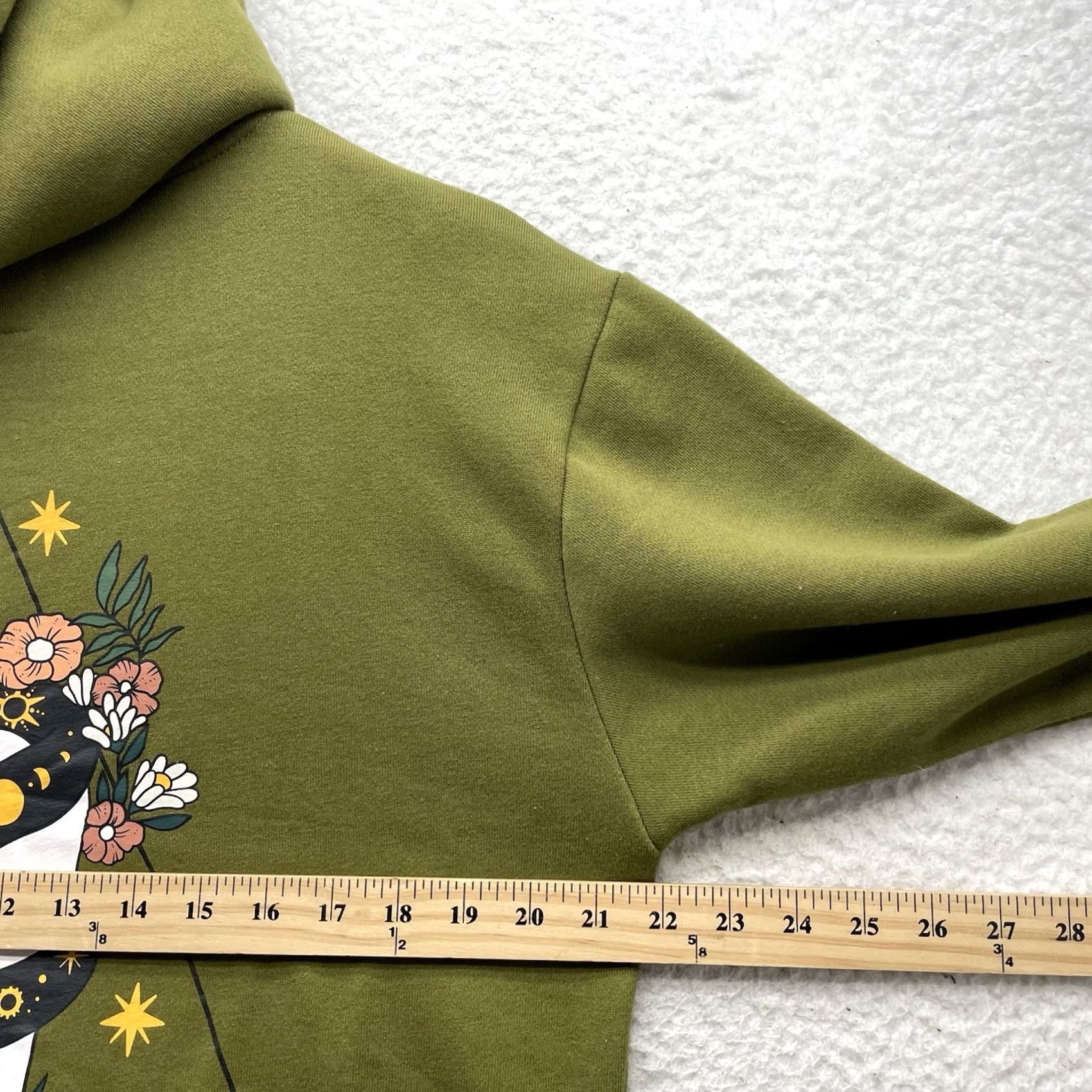 Empyre Empyre Hoodie Mens Medium Graphic Green Sweatshirt Sherpa Fleece Skater Street Size US M / EU 48-50 / 2 - 5 Thumbnail
