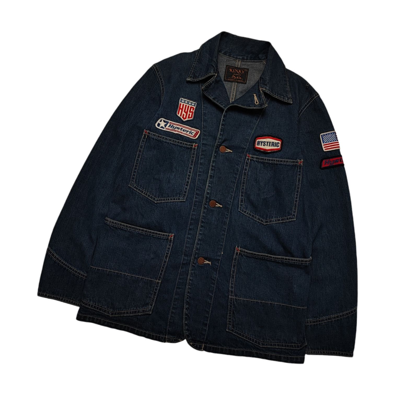 Hysteric Glamour × Vintage Vintage Hysteric Glamour Denim Chore Jacket Size US S / EU 44-46 / 1 - 2 Thumbnail