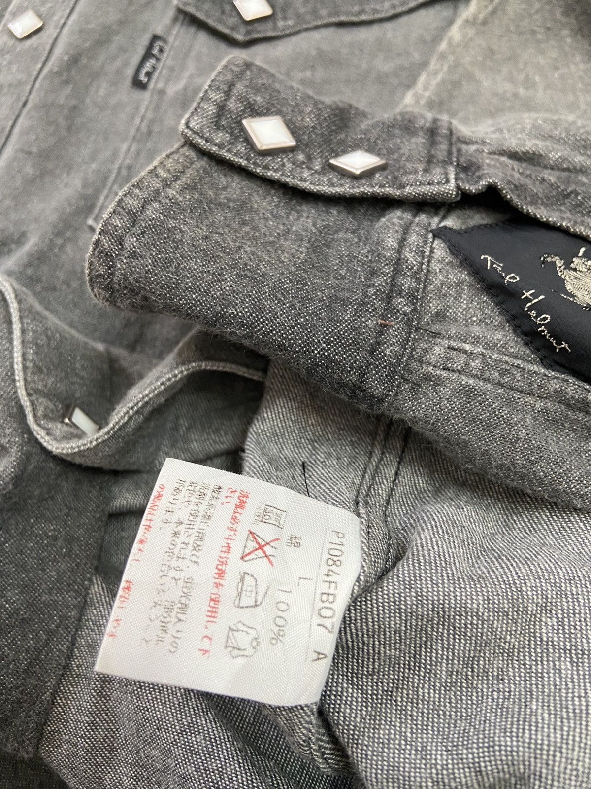 Japanese Brand × Karl Helmut Vintage karl Helmut denim Shirt Button Up Size US L / EU 52-54 / 3 - 7 Thumbnail