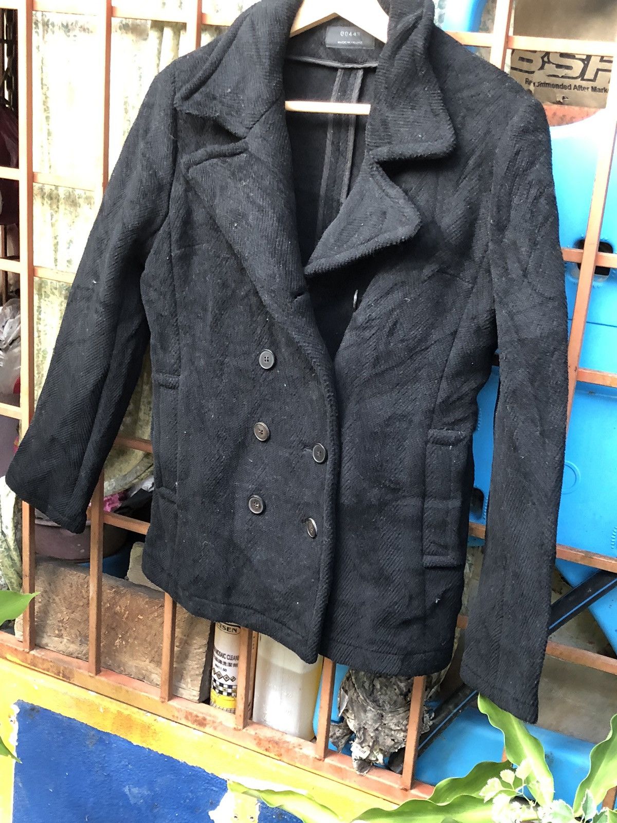 Designer × Homme + Femme La 00443 France Homme PeaCoat Jacket Women Size S / US 4 / IT 40 - 4 Thumbnail