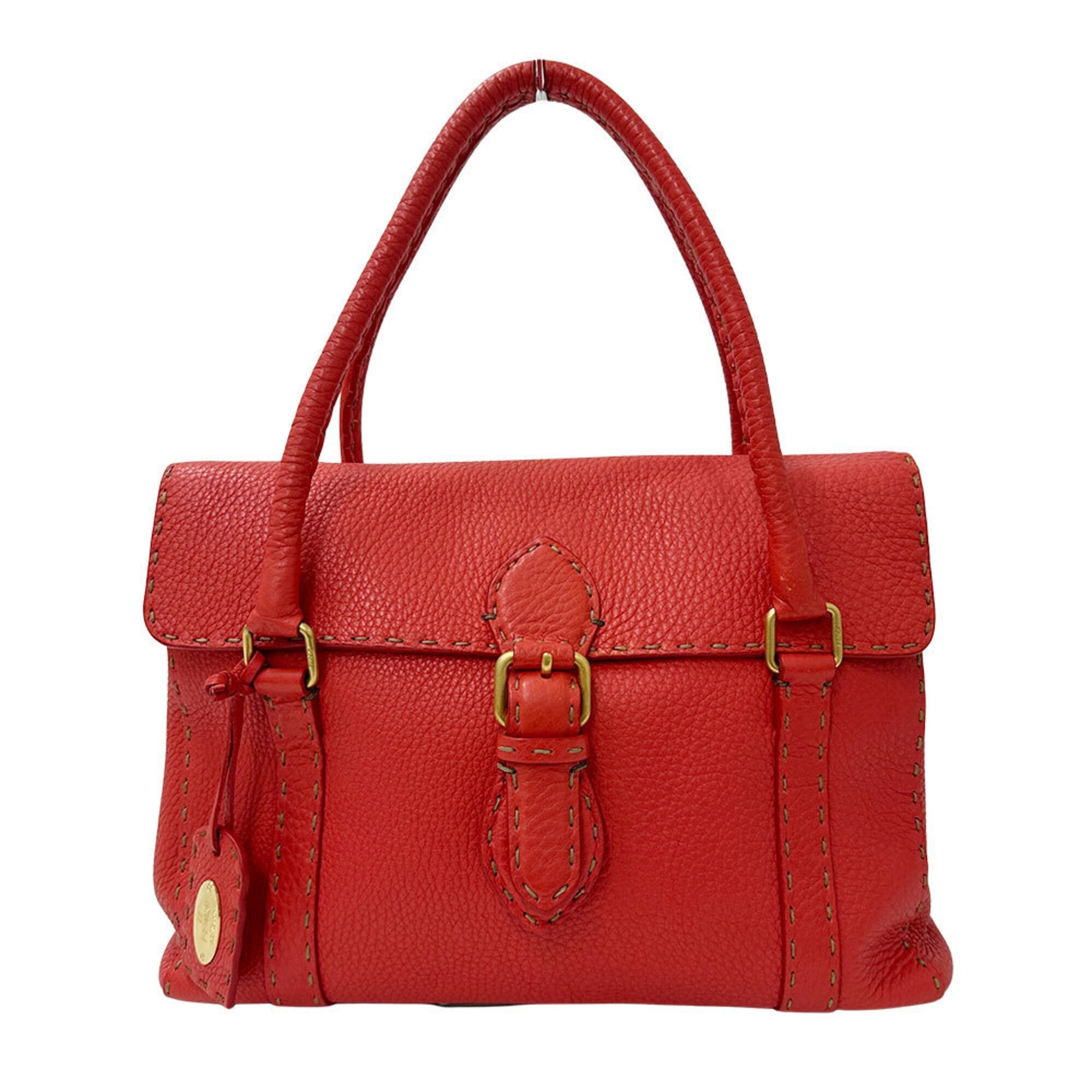 Fendi Fendi handbag for women and men, brand name, leather, Linda red. Size ONE SIZE - 1 Thumbnail