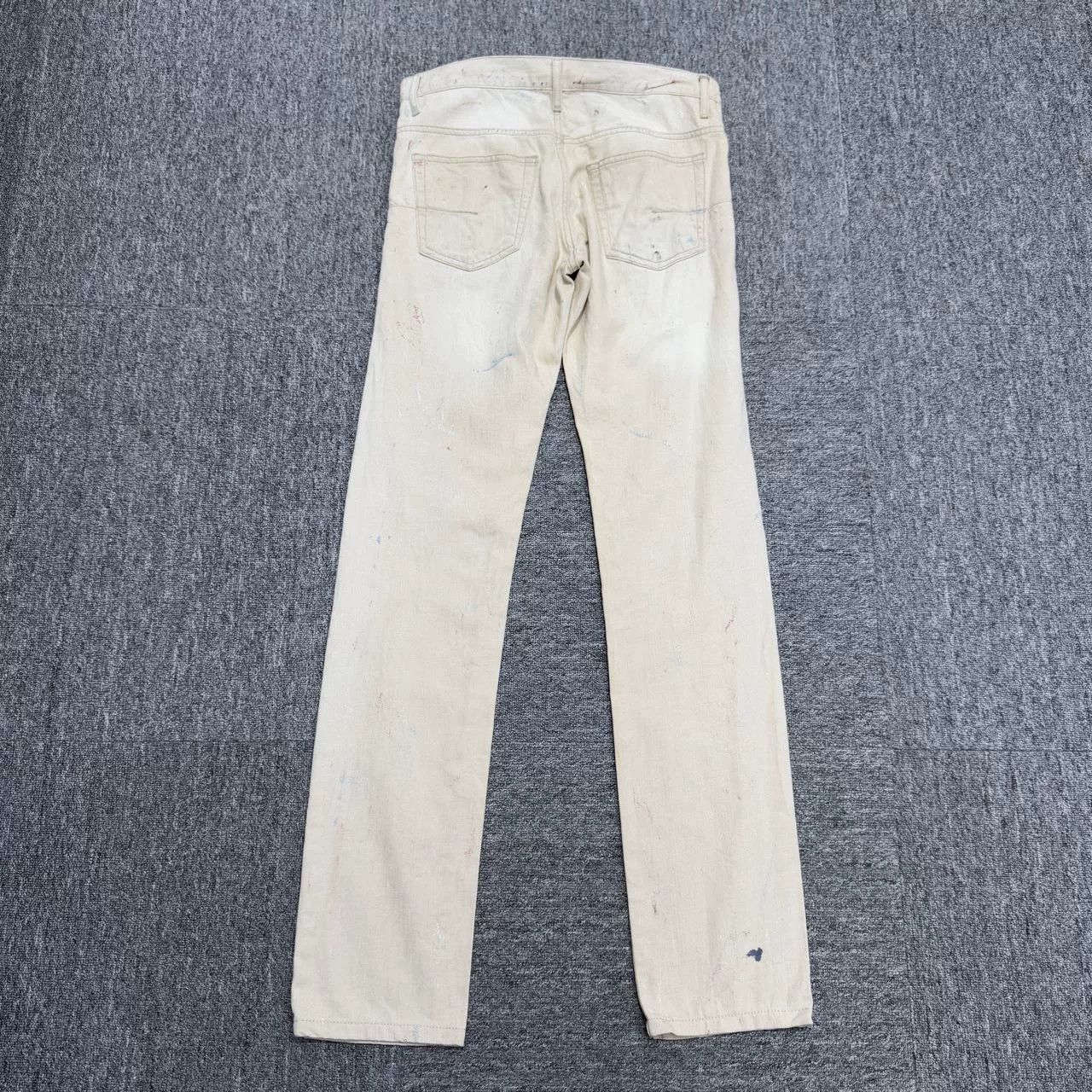 Dior Dior Splatter Denim Pants Size 30. Size US 30 / EU 46 - 2 Thumbnail