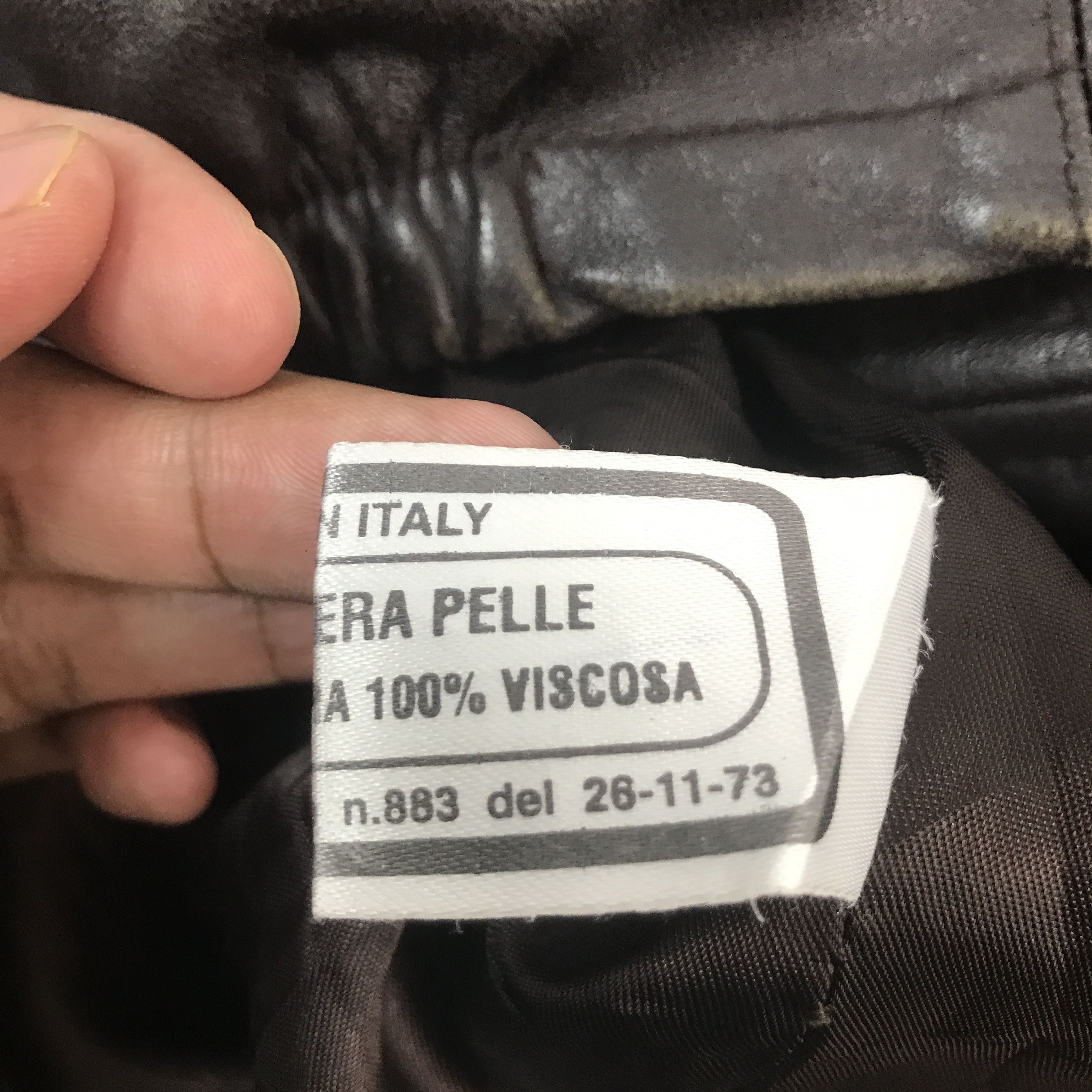 Leather VINATGE PIEROTUCCI LEATHER ZIPPER JACKET Size US L / EU 52-54 / 3 - 15 Thumbnail