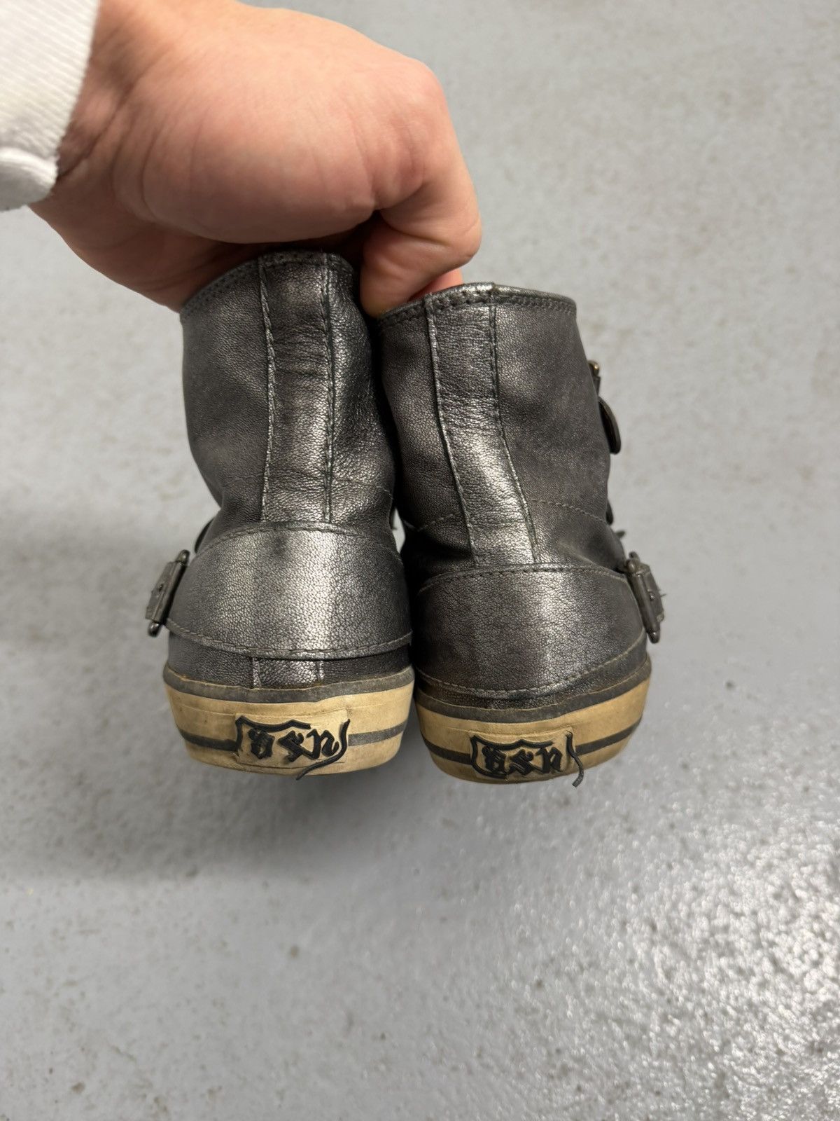 ASH Avant-garde Ash Leather Belted Sneakers Size US 7 / EU 40 - 6 Thumbnail