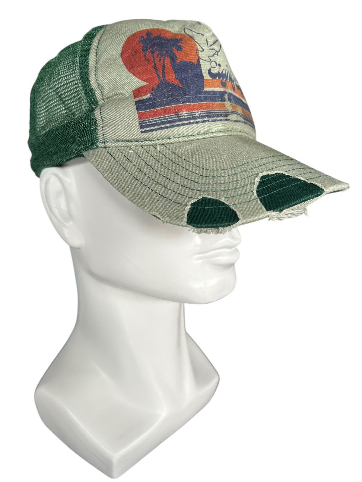 Japanese Brand × Kapital × Vintage Distressed Vtg Eighty Eighty tees Hats Rare adjustable size Size ONE SIZE - 9 Thumbnail