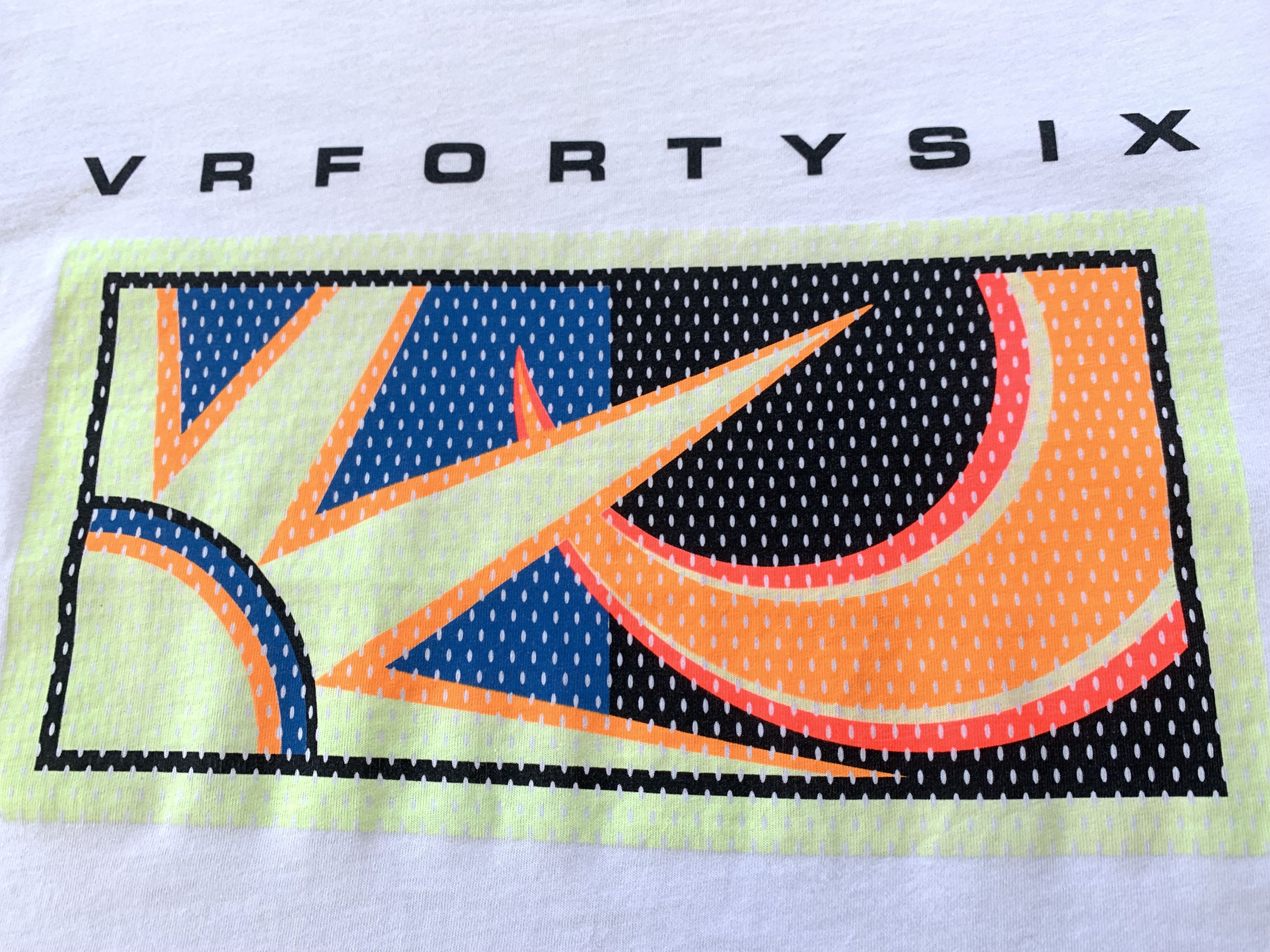 Vintage VR46 Valentino Rossi Sun And Moon Printed Tee Size US M / EU 48-50 / 2 - 5 Thumbnail
