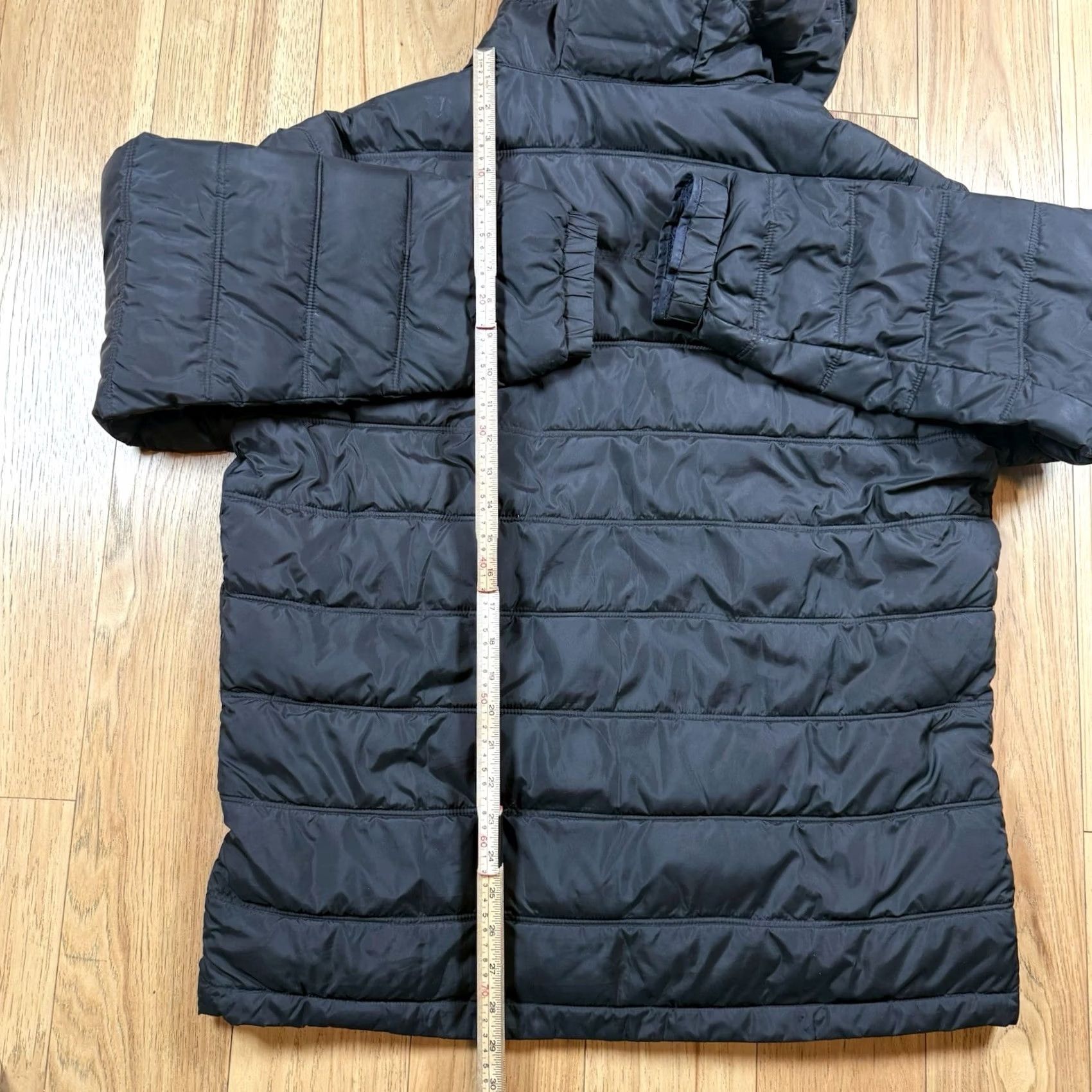 London Fog London Fog Puffer Jacket Mens Large Black Hood Water Resistant Lightweight Full Zip Size US L / EU 52-54 / 3 - 7 Thumbnail