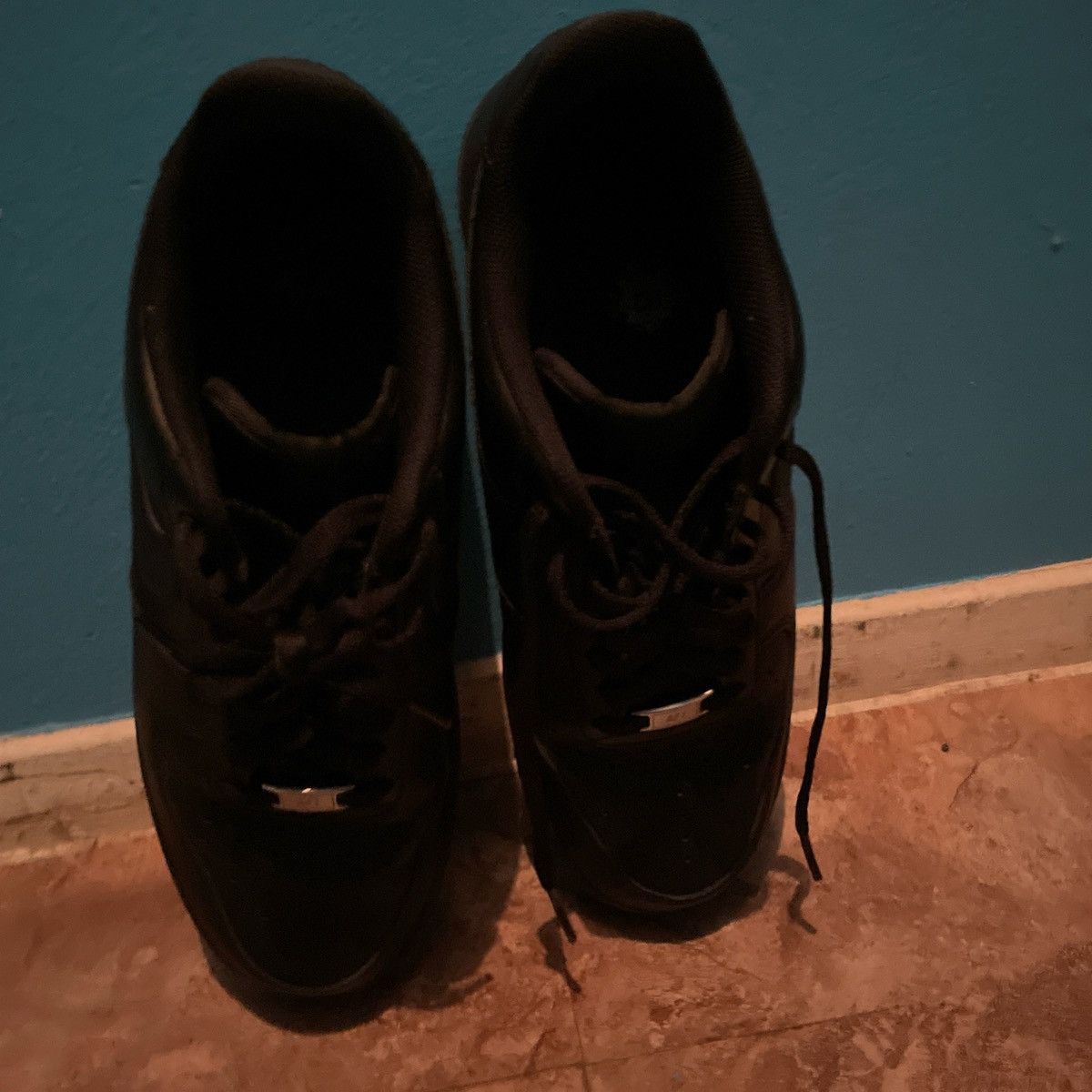 Nike Nike Black AirForces Size US 11 / EU 44 - 6 Thumbnail