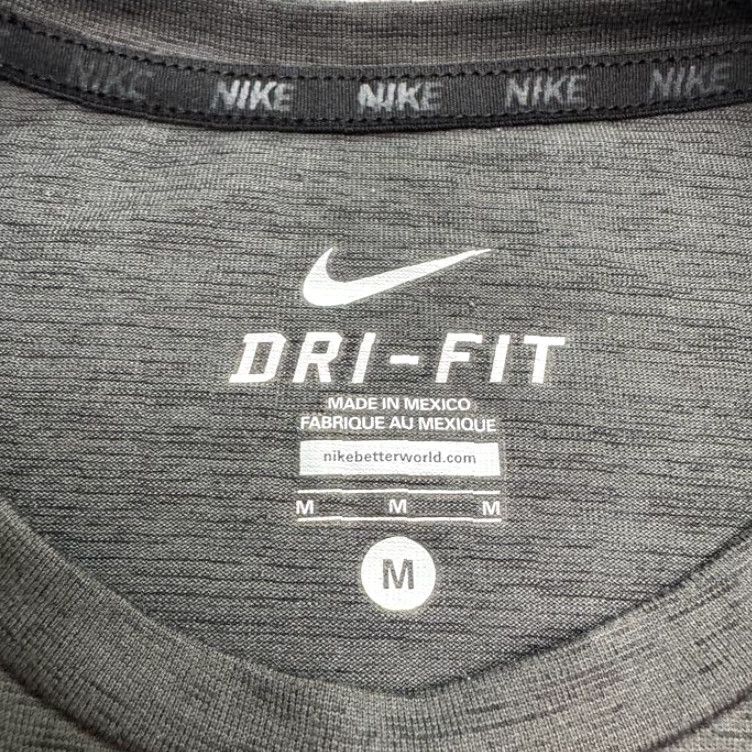 Nike Nike Dri-Fit Active T-Shirt Mens Medium Gray Short Sleeve Crew Neck Athletic Tee Size US M / EU 48-50 / 2 - 5 Thumbnail