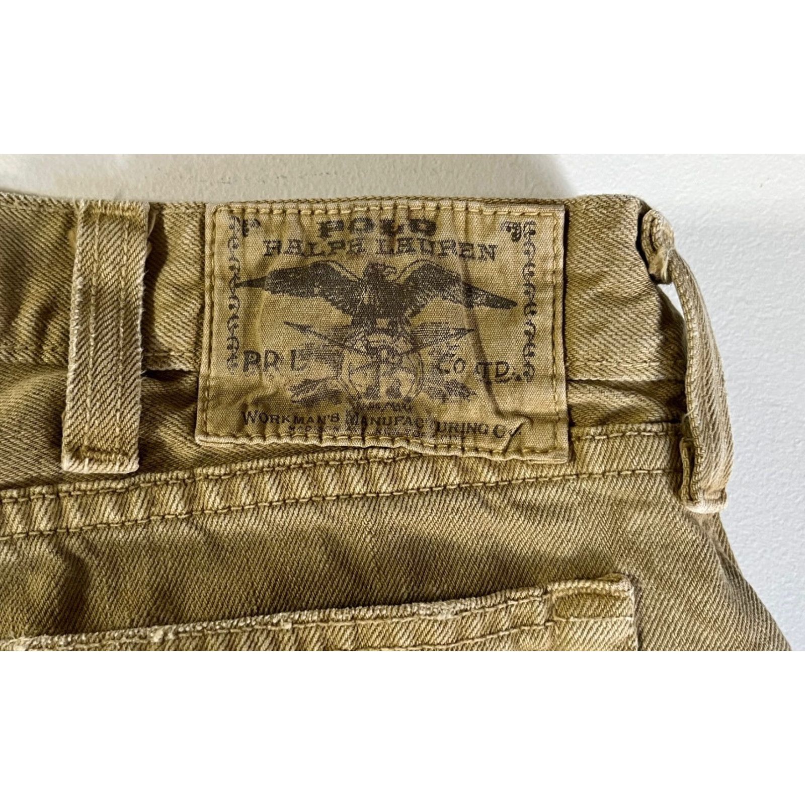 Polo Ralph Lauren Polo Ralph Lauren Jeans Bootcut Men's Khaki 40x30 5-Pocket Denim Vintage USA 100% Cotton Shirt Category: Jeans Size US L / EU 52-54 / 3 - 6 Thumbnail