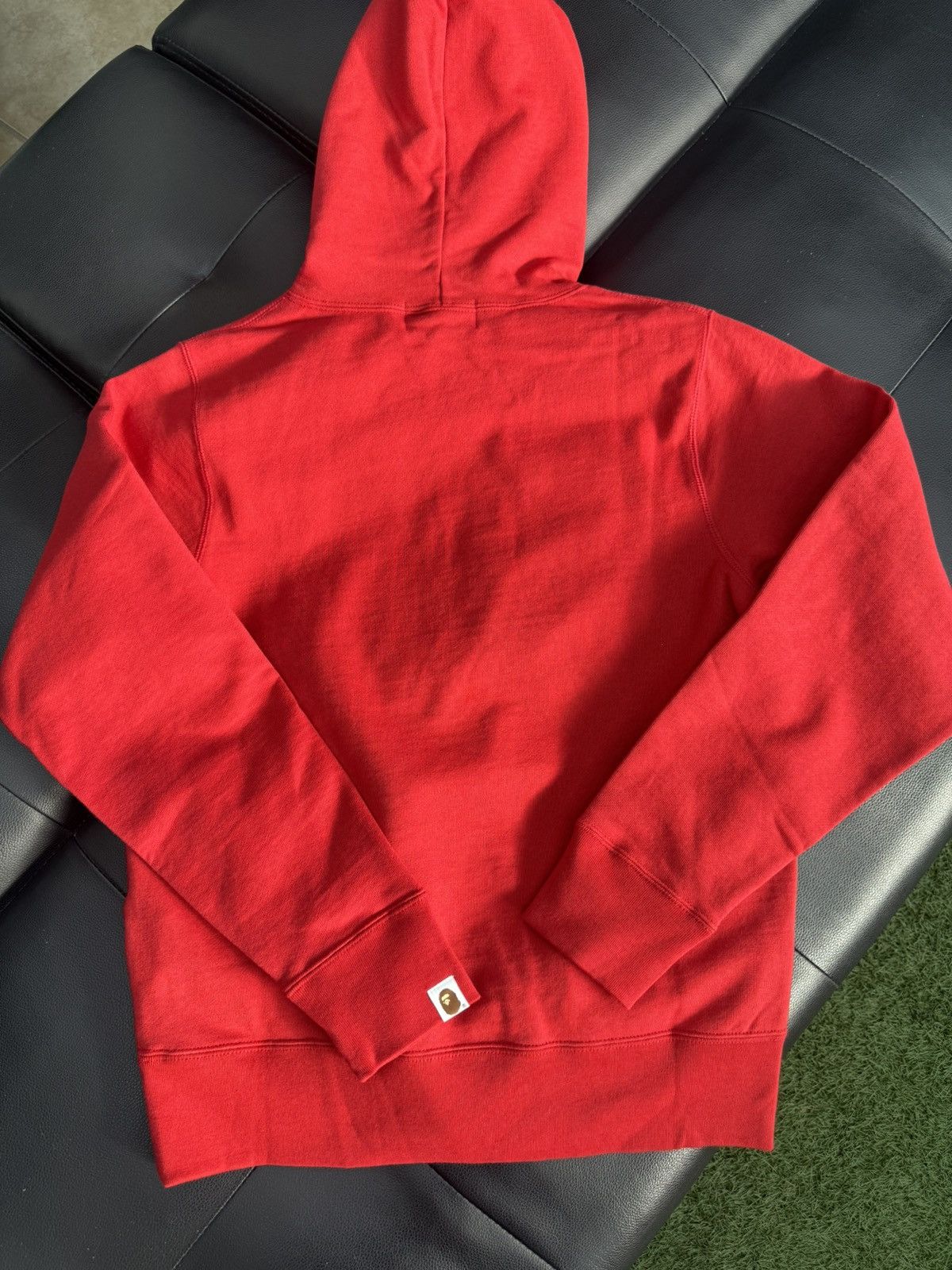 Bape Bape Hoodie Pullover Red Basic Logo Size Small (NEW) Size US S / EU 44-46 / 1 - 10 Thumbnail