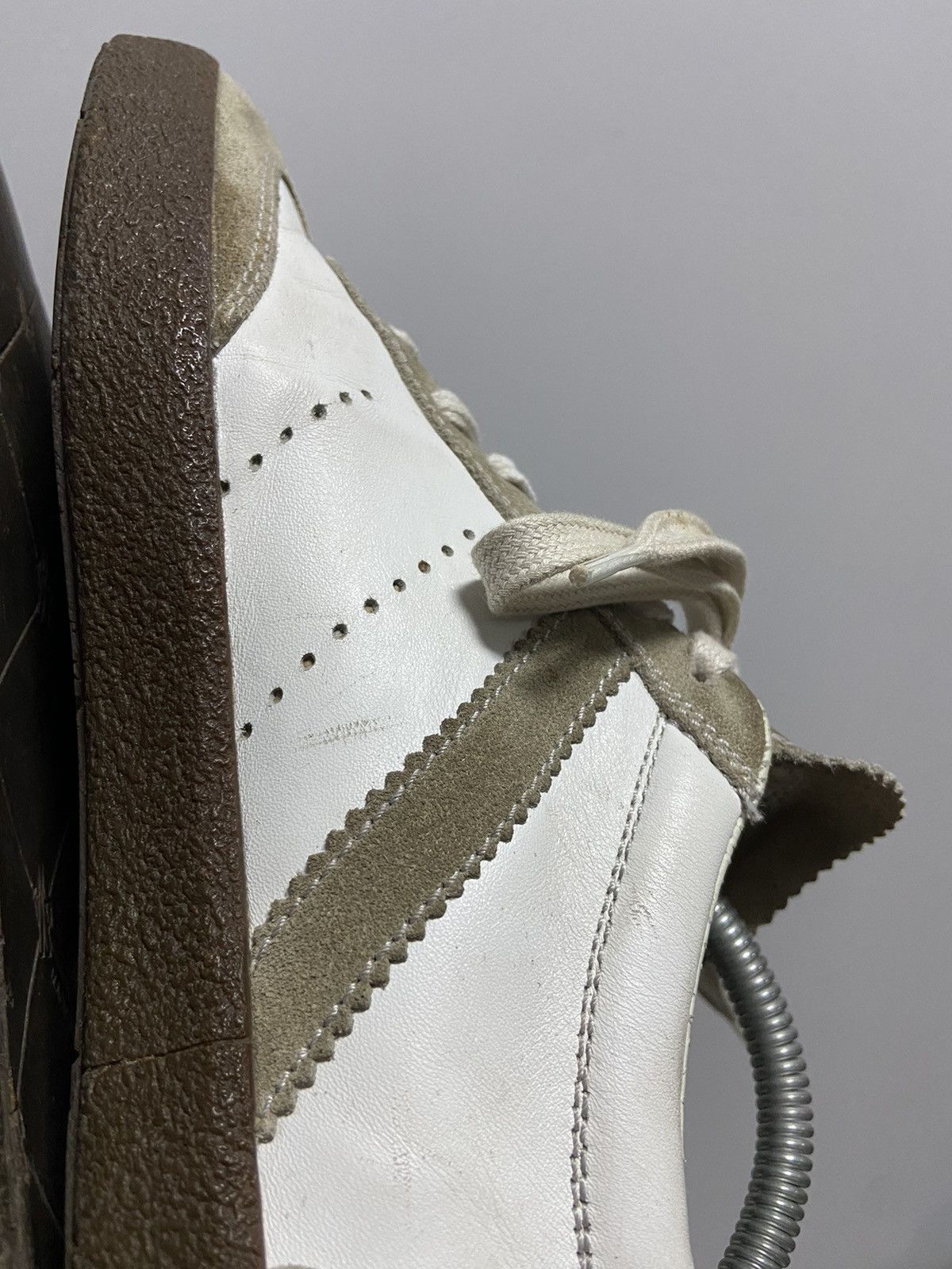 Moncler Moncler low top sneakers leather vintage luxury logo Size US 8 / EU 41 - 18 Thumbnail
