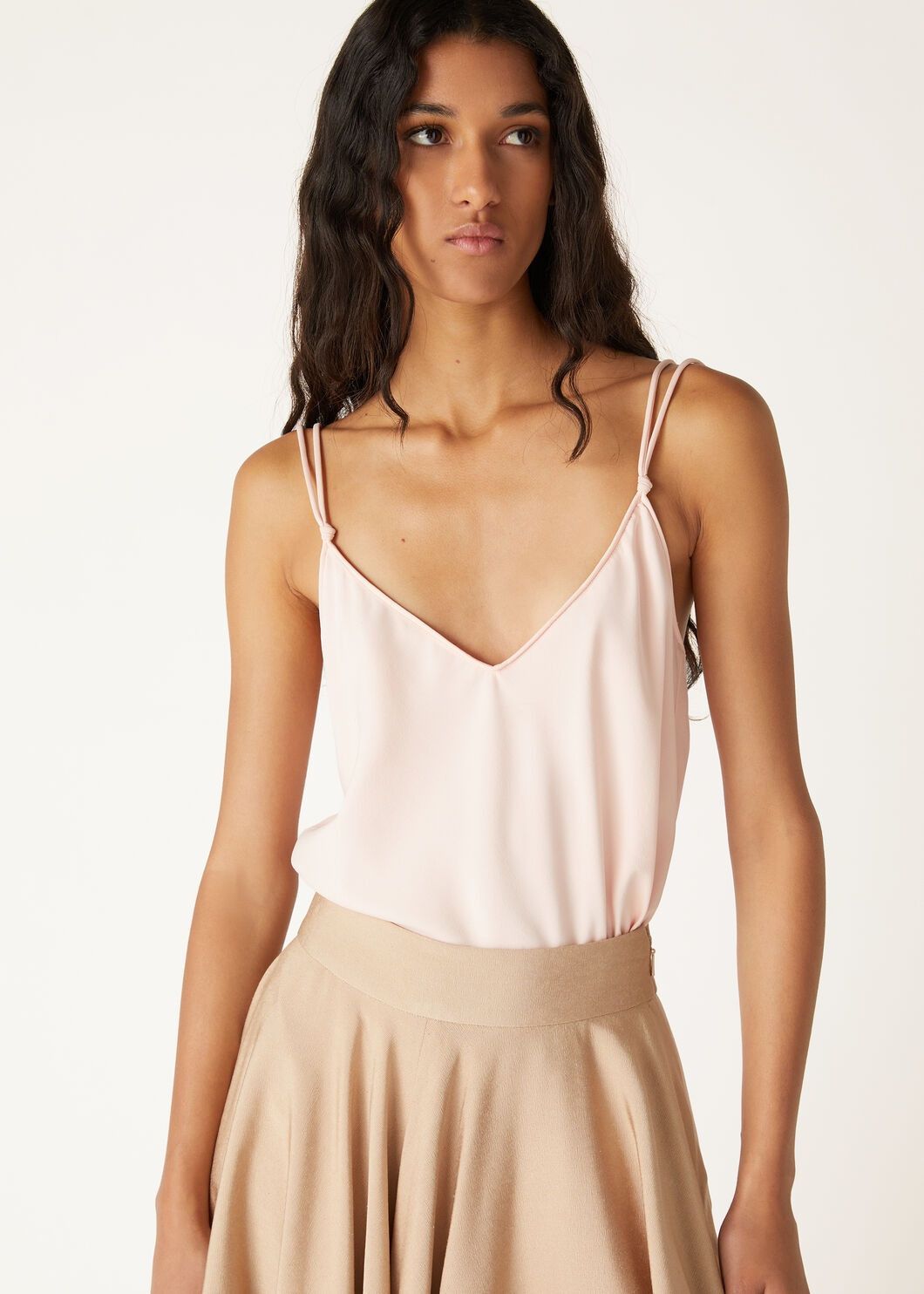 Loro Piana o1srvl11e0825 FAO6938 Lacey Top in Light Pink Size XS / US 0-2 / IT 36-38 - 4 Thumbnail