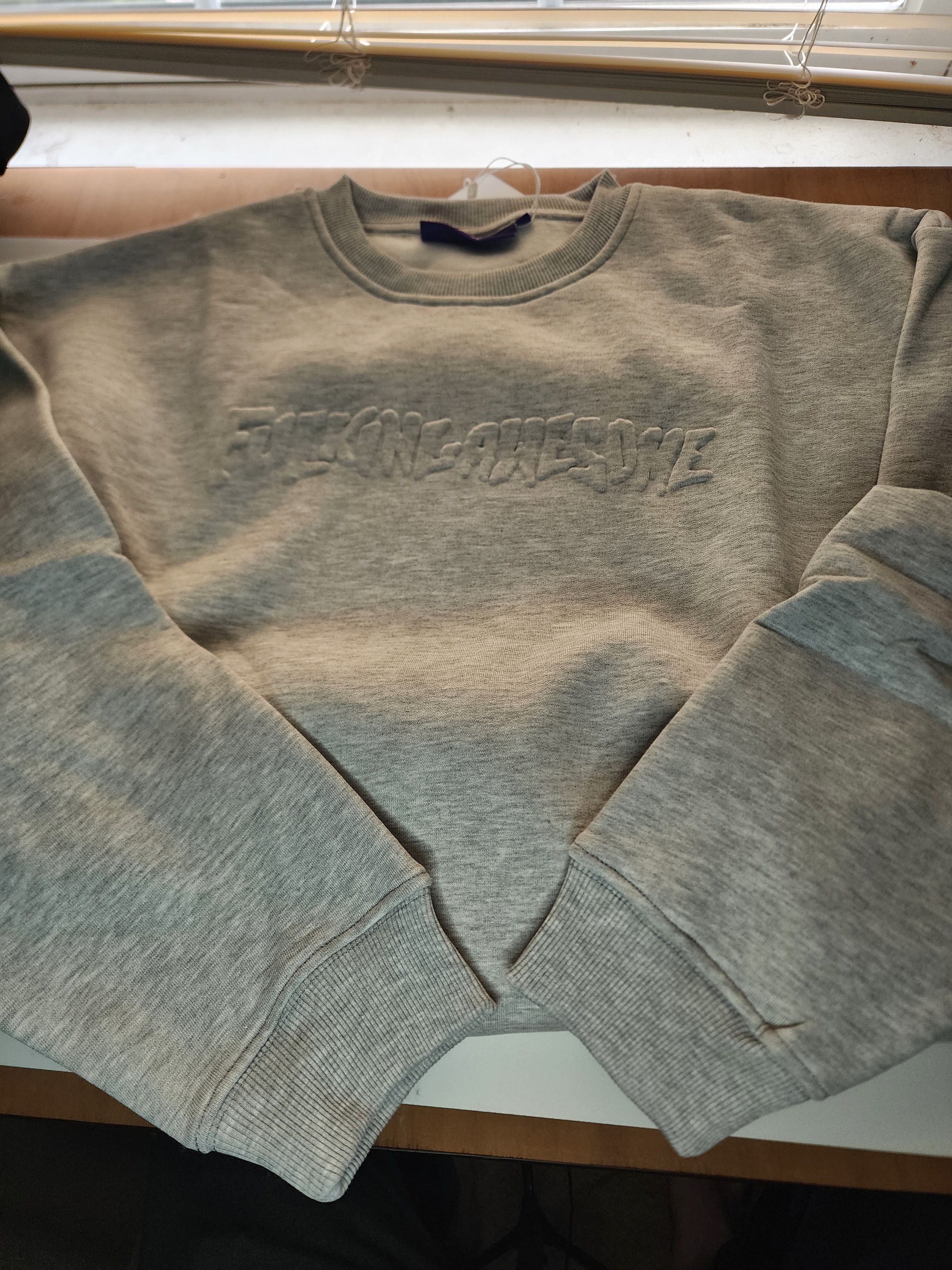 Fucking Awesome Stamp Embossed Crewneck Size US XXL / EU 58 / 5 - 3 Thumbnail