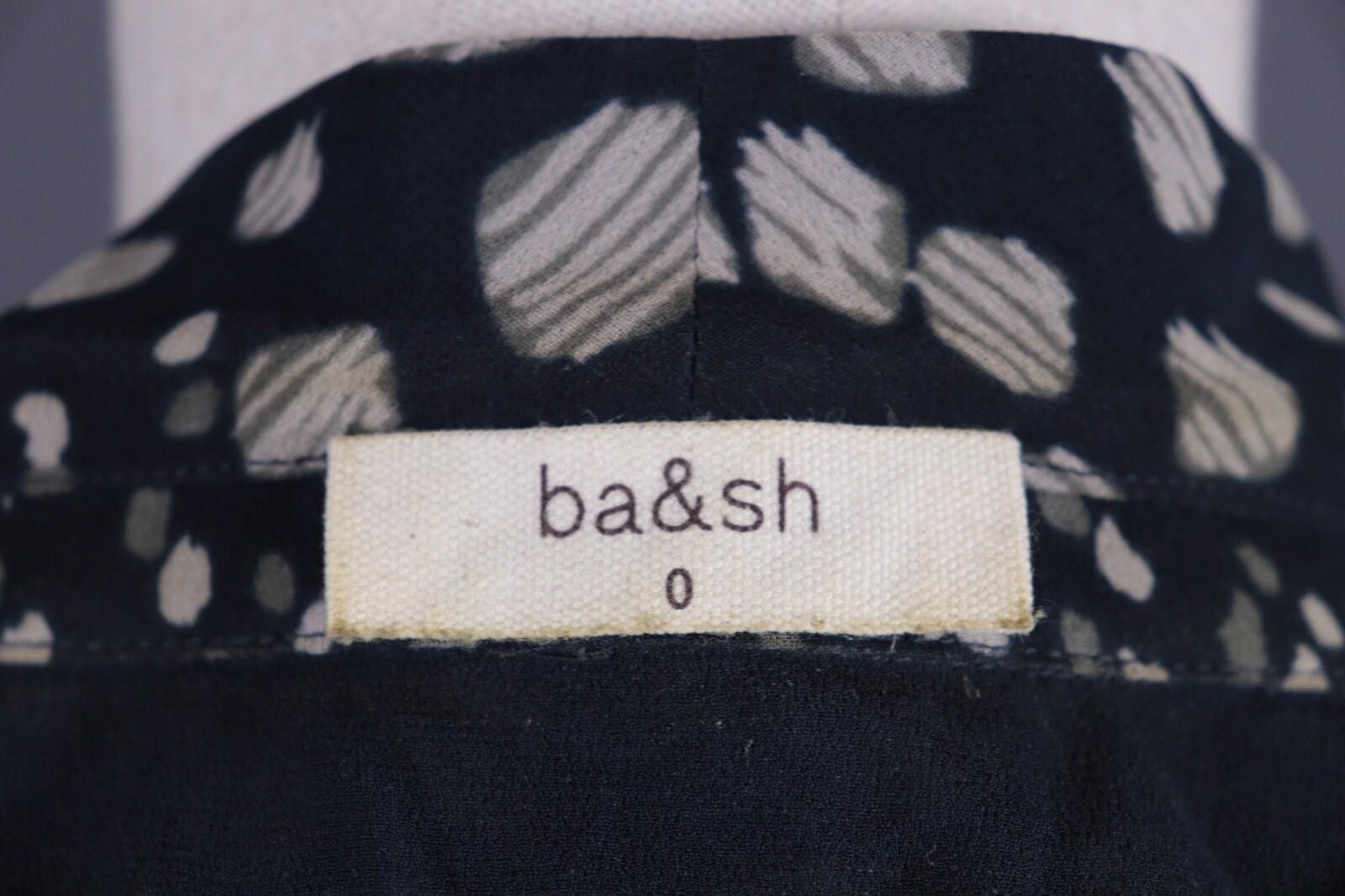 Wilkes Bashford BA&SH Black Leopard Printed Long Sleeve Blouse Shirt Size 0 Size XS / US 0-2 / IT 36-38 - 12 Thumbnail