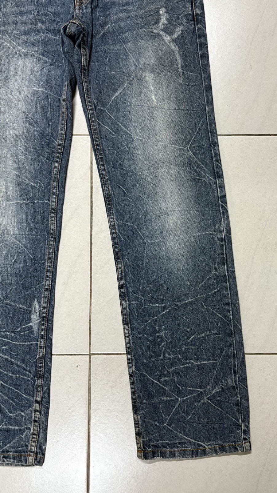 Japanese Brand Japanese International World Streetwear Double Waist Denim Size US 30 / EU 46 - 8 Thumbnail