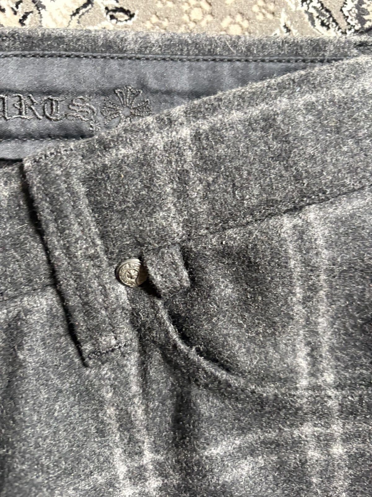 Chrome Hearts Chrome Hearts Wool Pants Size US 29 - 7 Thumbnail
