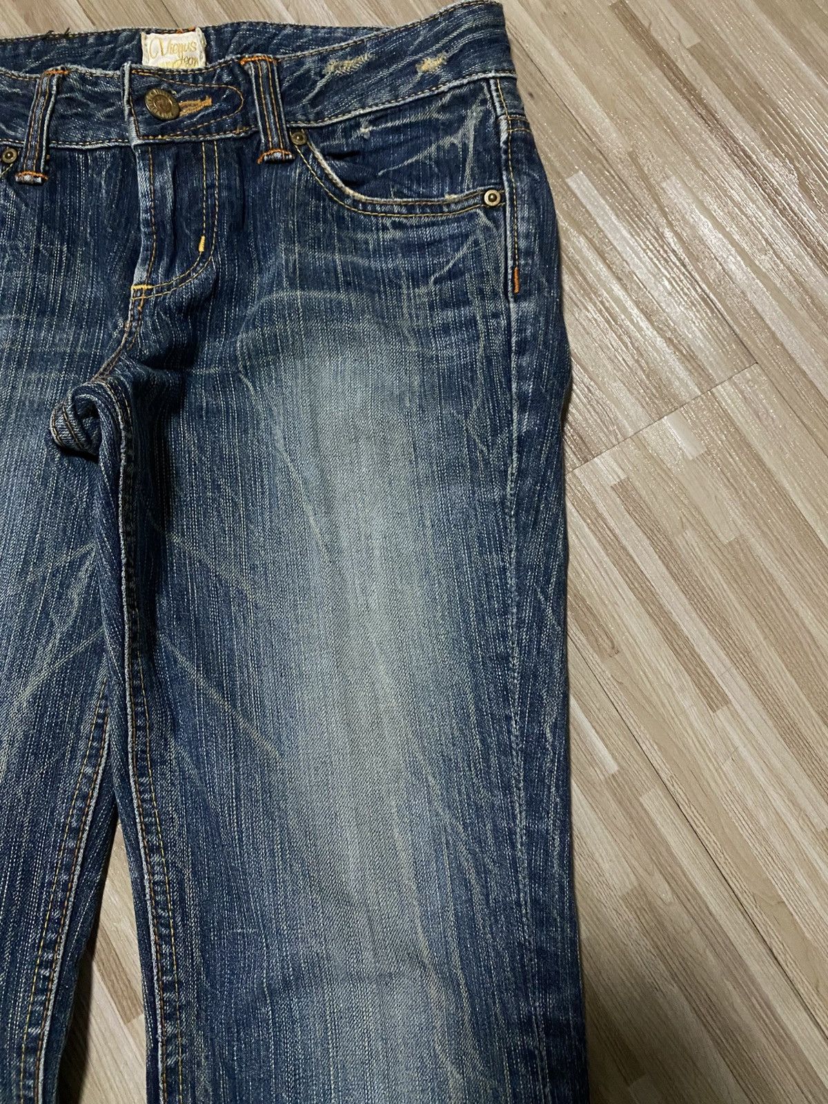 Edwin × Japanese Brand 💥INSANE 90s EDWIN RUSTY MUDWASH💥BOOTCUT RARE Size US 28 / EU 44 - 4 Thumbnail