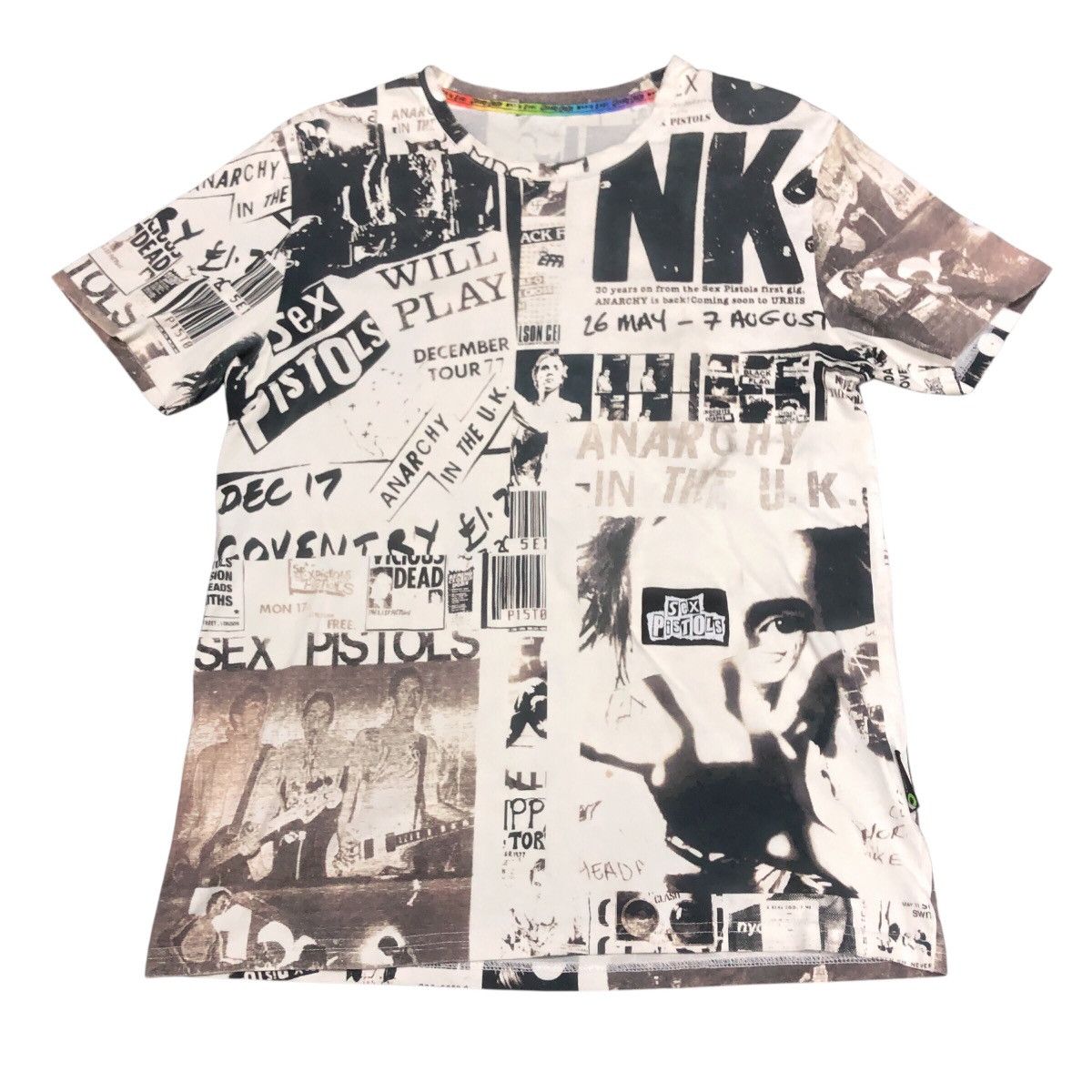 Band Tees × Japanese Brand × Seditionaries Sex Pistol Punk Collage Tshirt Black Flag The Clash Size US M / EU 48-50 / 2 - 2 Thumbnail