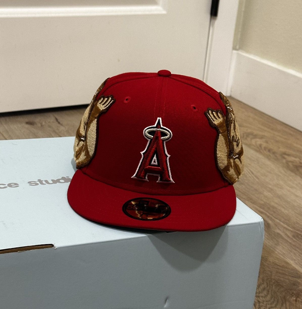 New Era Jon Stan New York Yankees Fitted W/ Angel Patch | Grailed