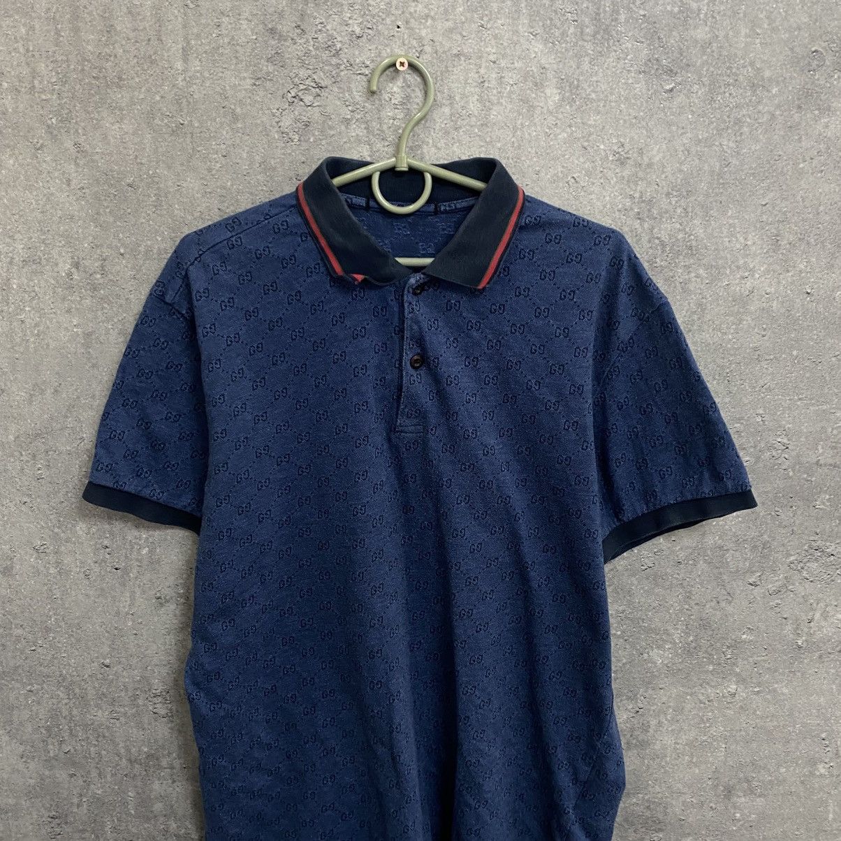 Gucci Gucci Monogram Polo T shirt Size US L / EU 52-54 / 3 - 4 Thumbnail