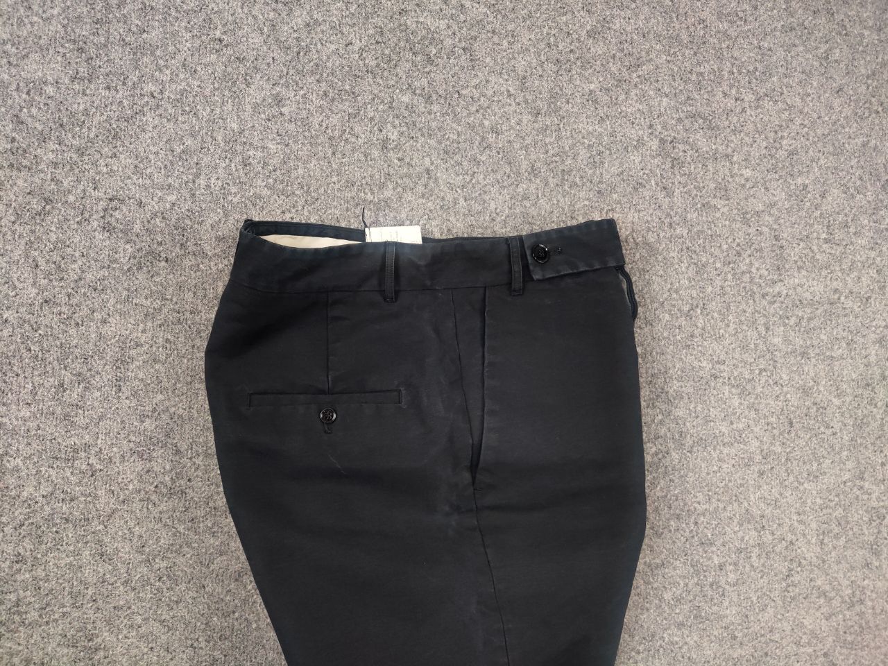 Rick Owens Rick Owens drop crotch Black Canvas Button up trousers Pants Size US 32 / EU 48 - 8 Thumbnail