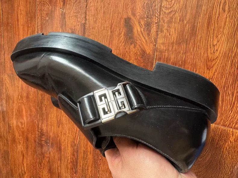 Givenchy Givenchy Men's Leather Shoes, Black Size US 7 / EU 40 - 5 Thumbnail