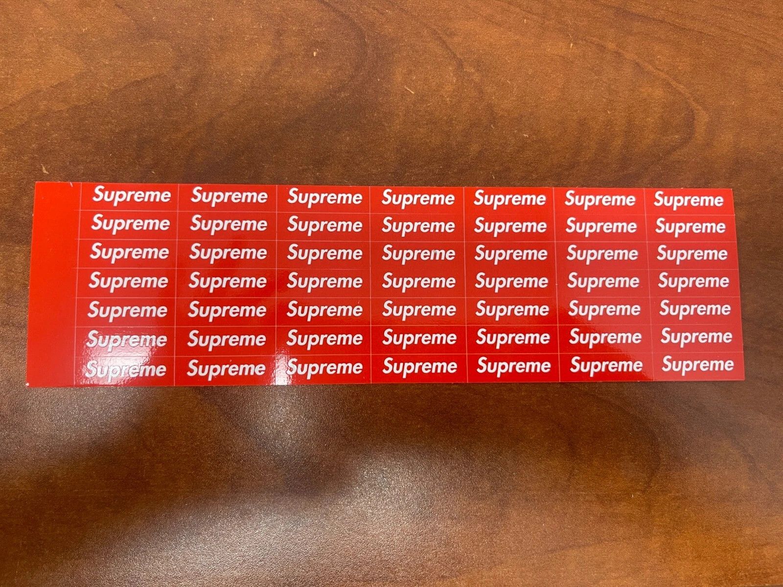 Supreme Supreme Red Box Logo Mini Sticker Sheet Size ONE SIZE - 1 Preview