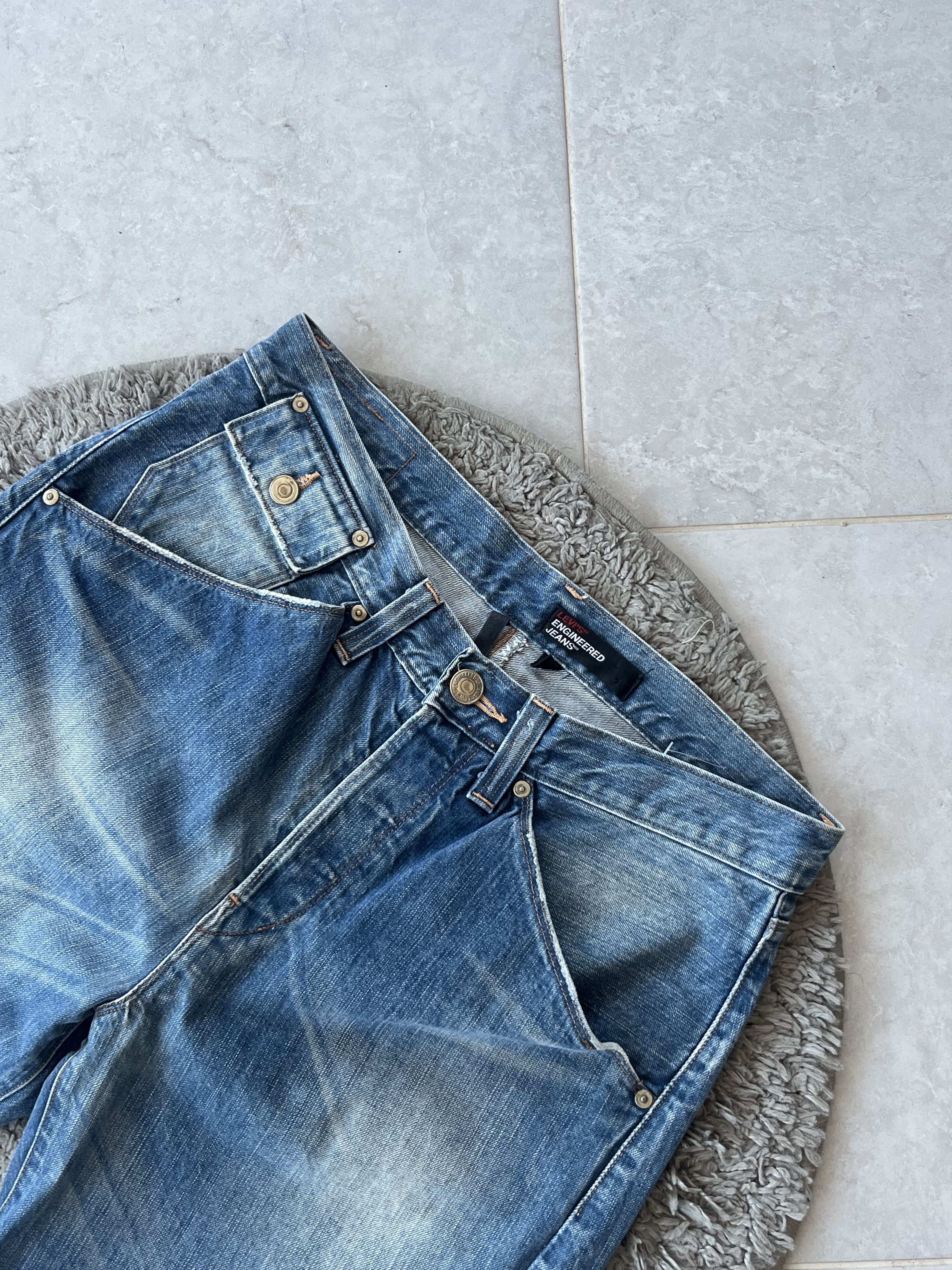 Levi's LEVI’S ENGINEERED JEANS Straight Fit Vintage Y2K Style Size US 33 - 4 Thumbnail