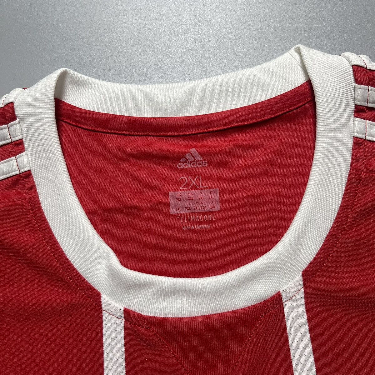 Vintage BAYERN ADIDAS 2017/2018 FOOTBALL HOME JERSEY #23 VIDAL Size US XXL / EU 58 / 5 - 5 Thumbnail