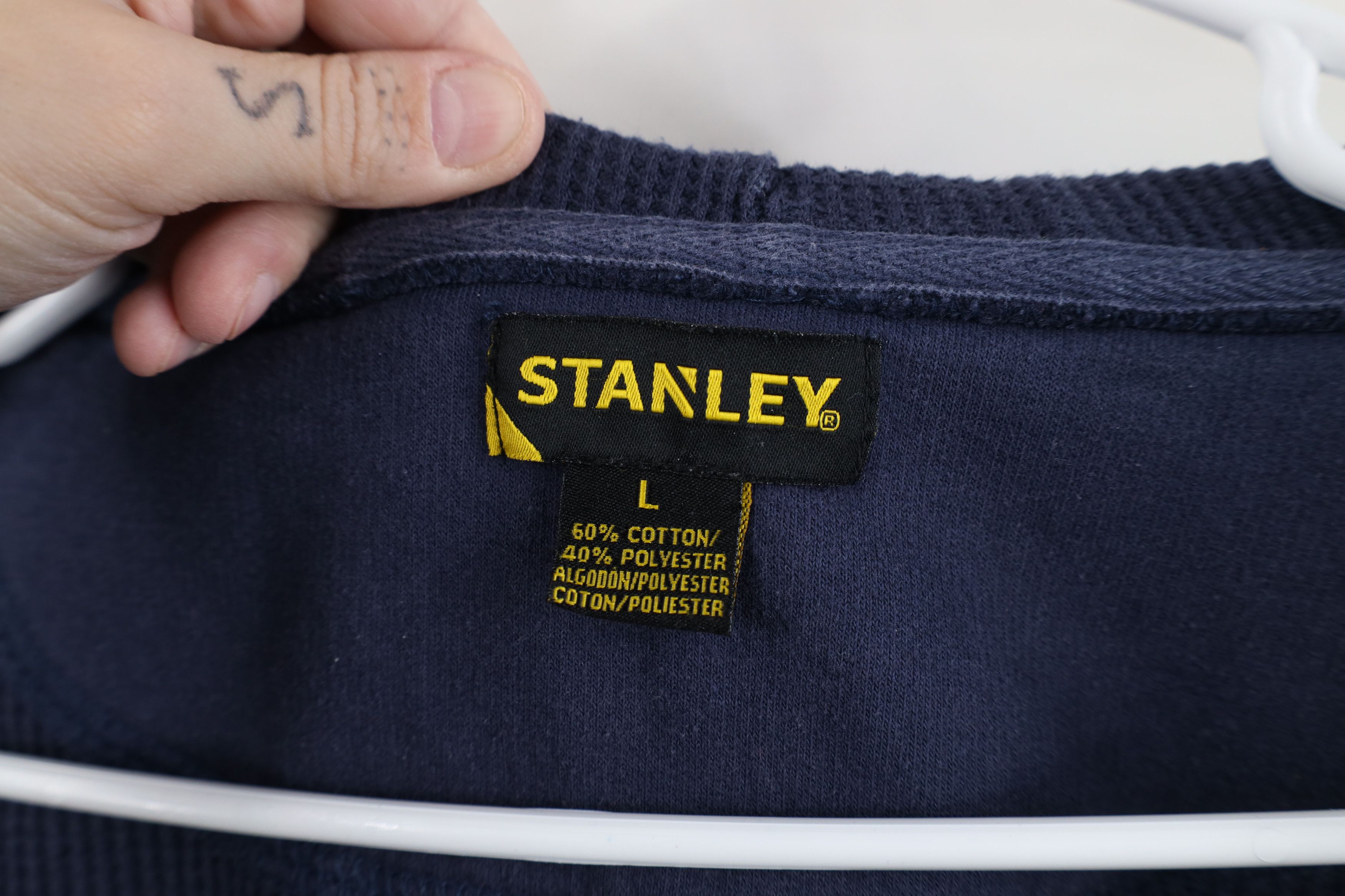 Vintage Vintage Y2K Stanley Tools Heavy Thermal Lined Hoodie Jacket Size US L / EU 52-54 / 3 - 10 Thumbnail