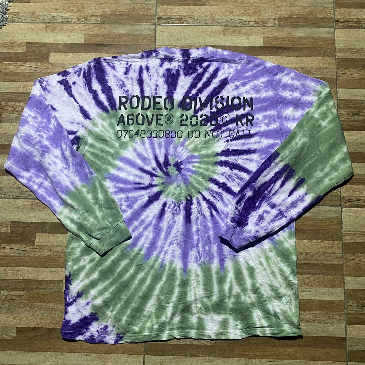 Other ABOVE "Rodeo Division" Tie Dye Longsleeve Shirt Size US L / EU 52-54 / 3 - 2 Thumbnail