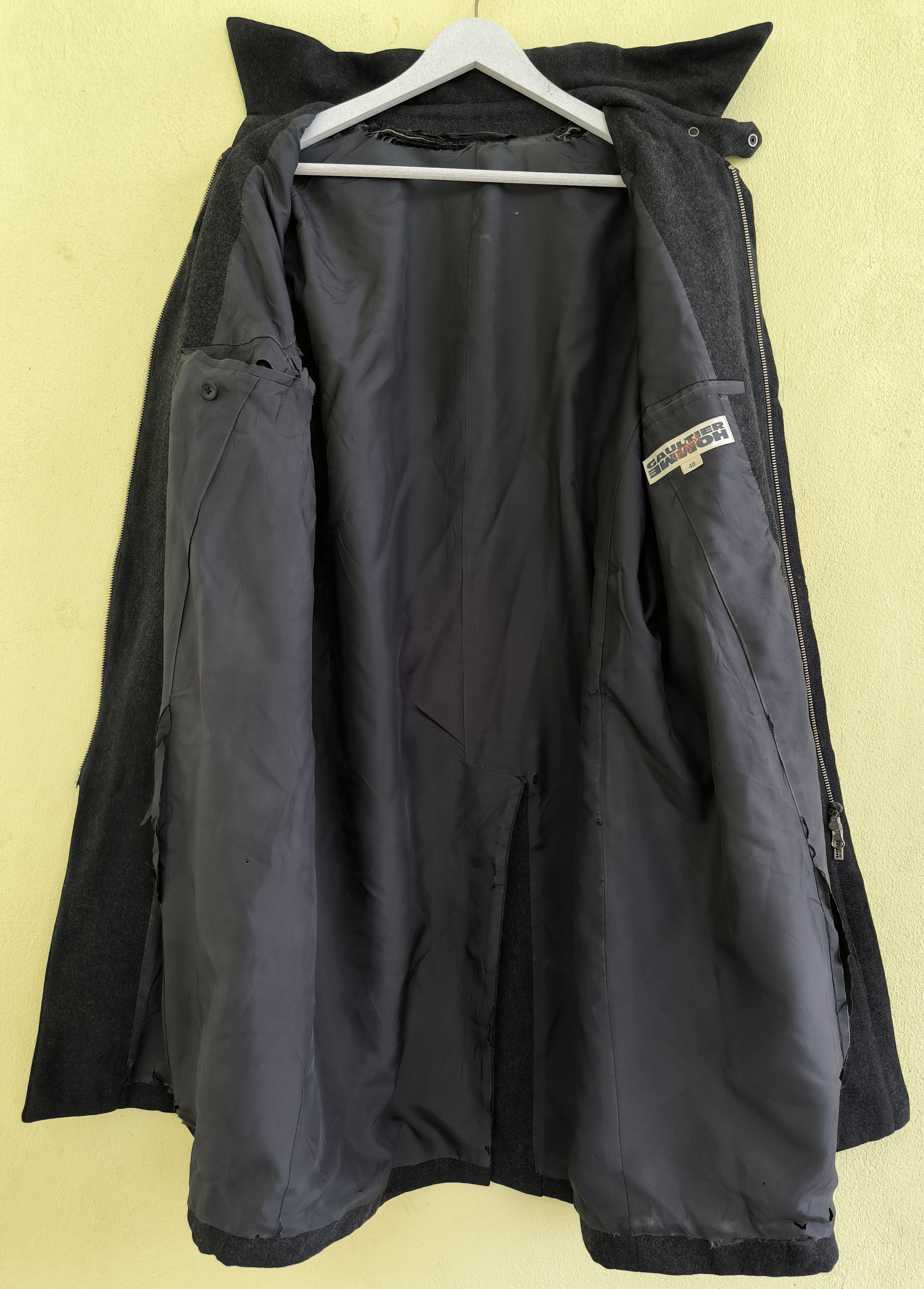 Gaultier Homme Objet × Jean Paul Gaultier GAULTIER HOMME OBJET wool overcoat Size US M / EU 48-50 / 2 - 9 Thumbnail