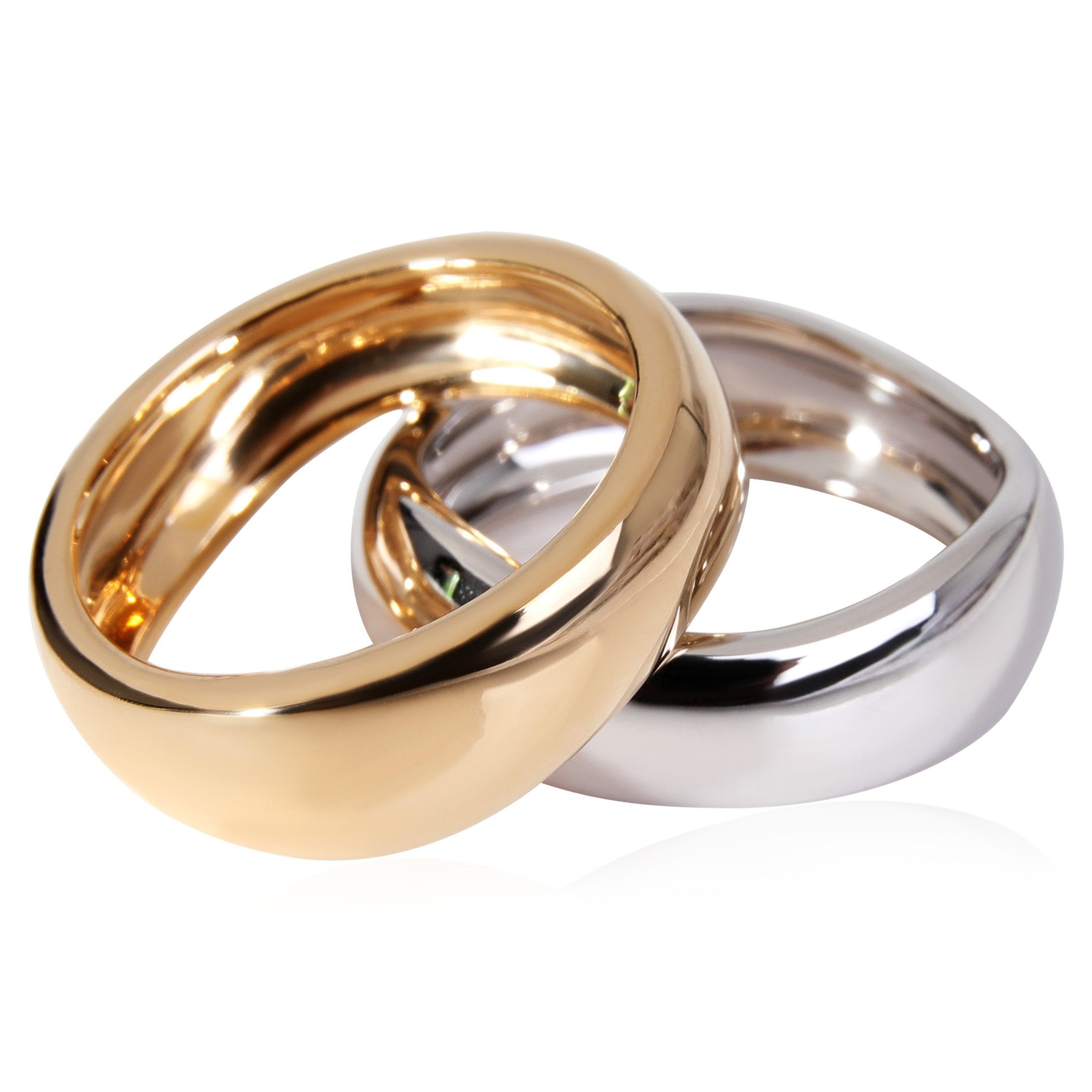 image of Cartier Love Me Set In 18K White Gold/yellow Gold, Women's