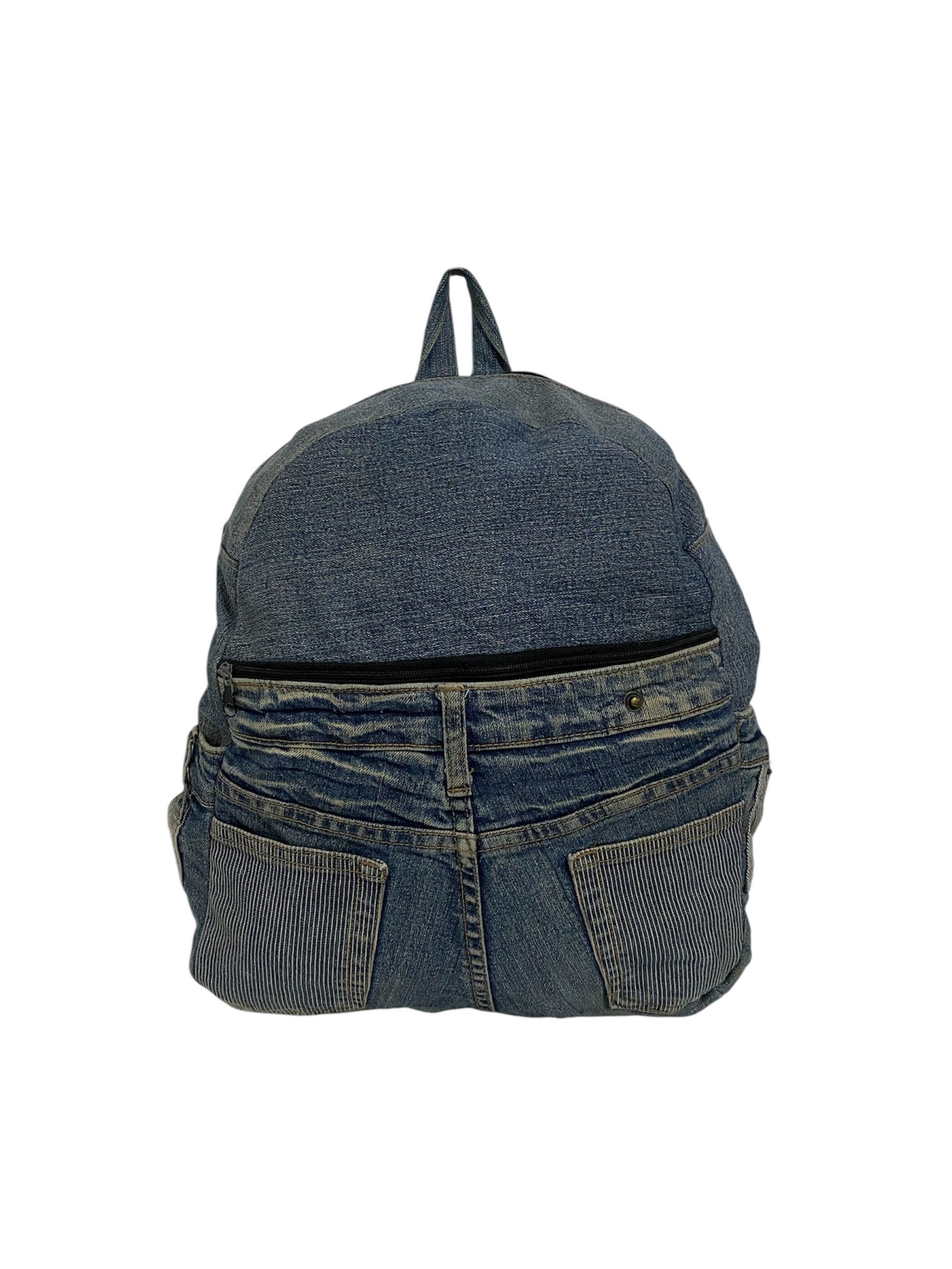 Handmade Custom Handmade Denim Backpack Size ONE SIZE - 1 Thumbnail