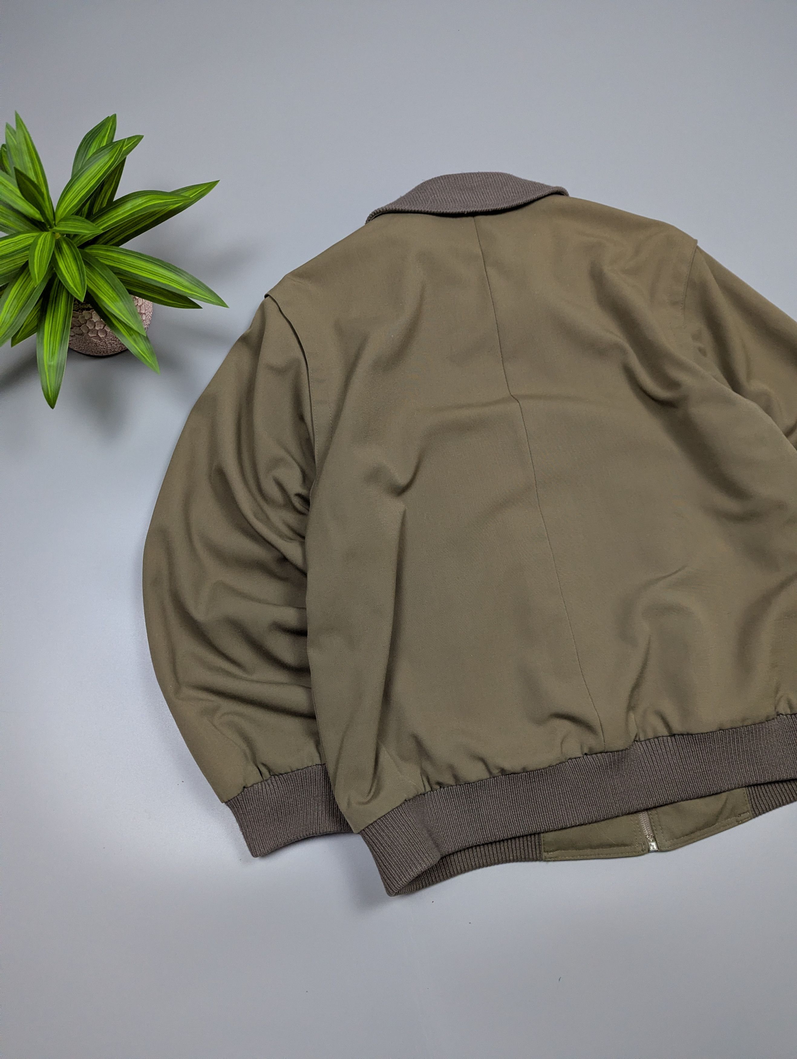 Vintage Vintage MA-1 Bomber Jacket Olive Military Flight Style Opti Size US M / EU 48-50 / 2 - 15 Thumbnail