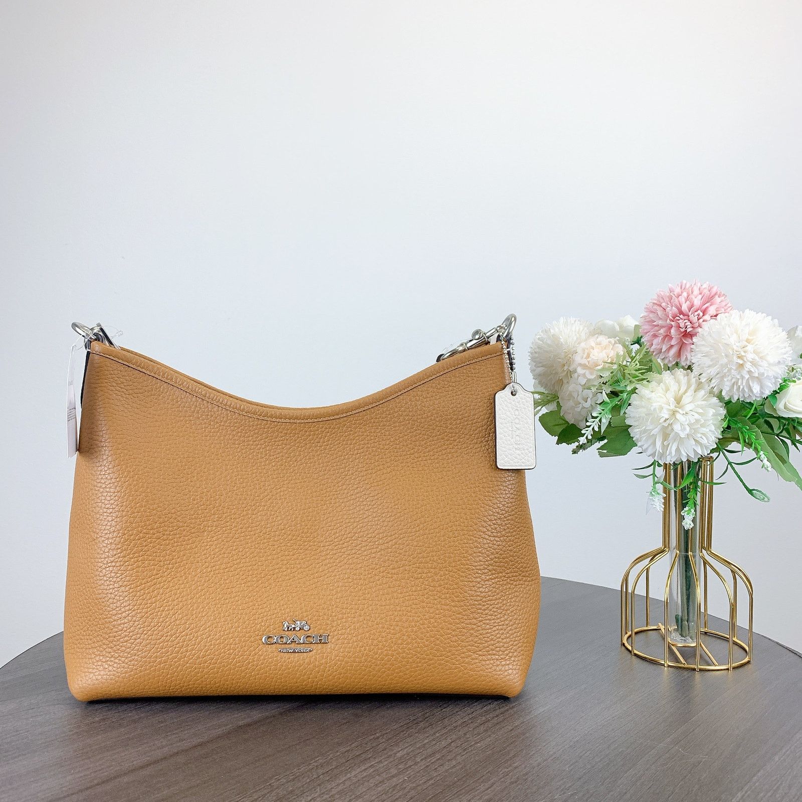 Coach Coach CT850 Laurel Shoulder Bag Colorblock Light Saddle Size ONE SIZE - 3 Thumbnail