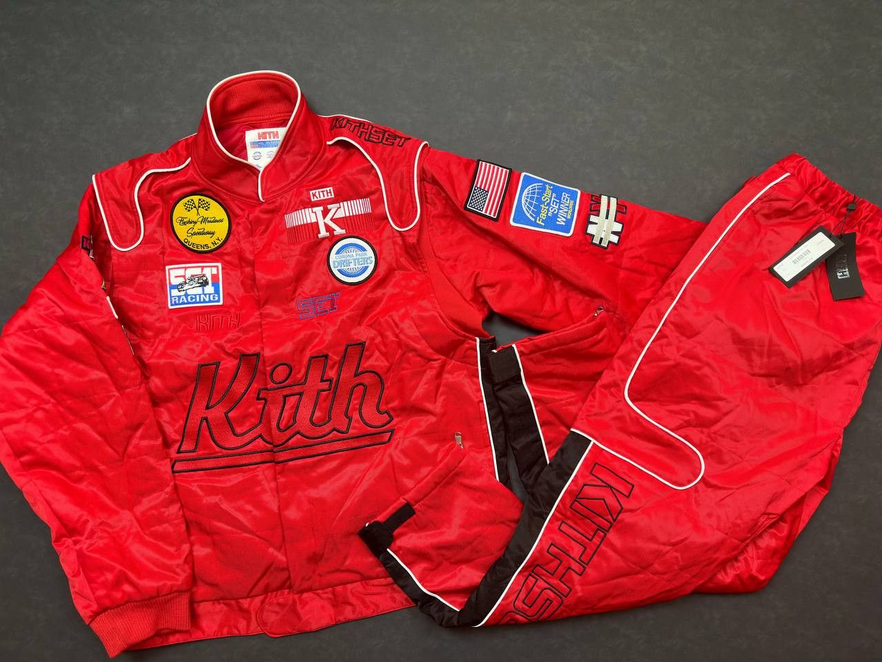 image of Kith x Ronnie Fieg Jacket Racing Collection 2018 XL Red Bull, Men's