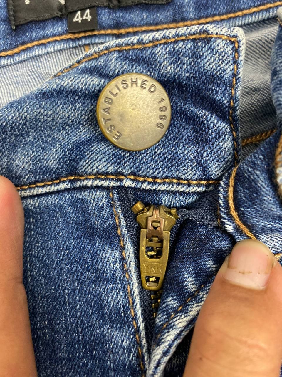 Japanese Brand indivi japanese brand skinny distressed denim Size 34" / US 12 / IT 48 - 8 Thumbnail