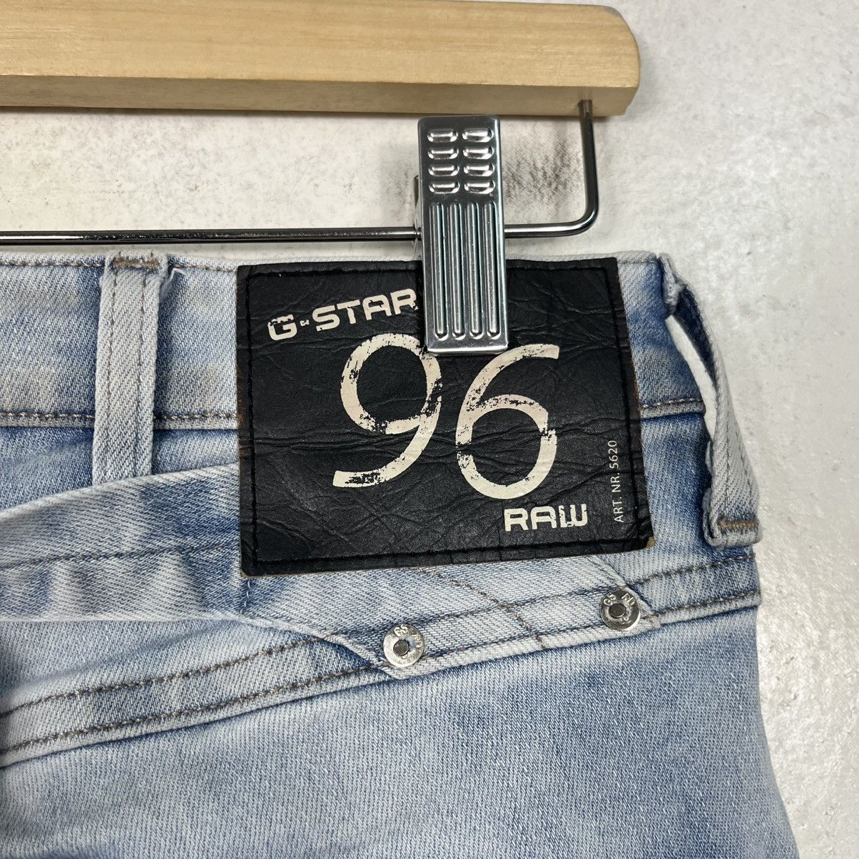 G-Star Vintage G Star Raw 96 Bikers Denim Jeans Size 28" / US 6 / IT 42 - 8 Thumbnail