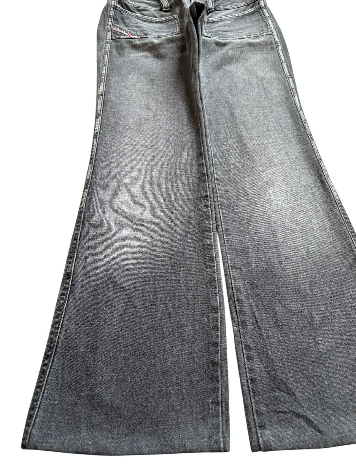 Designer × Diesel Vintage Italian Diesel Faded Wash Bush Pant Flare Jeans Size US 27 - 6 Thumbnail