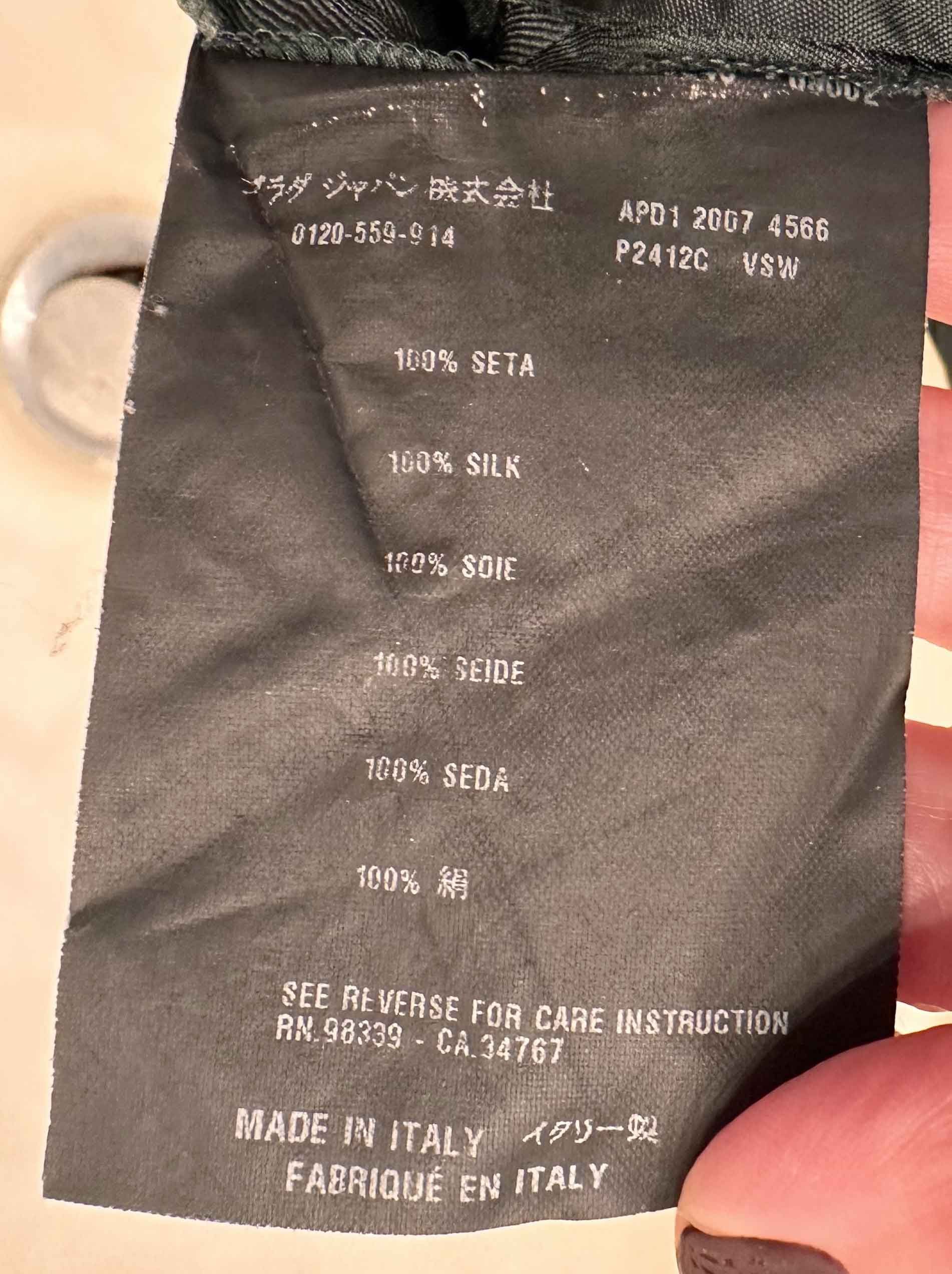 Prada Silk trousers FATE collection Size 26" / US 2 / IT 38 - 6 Thumbnail