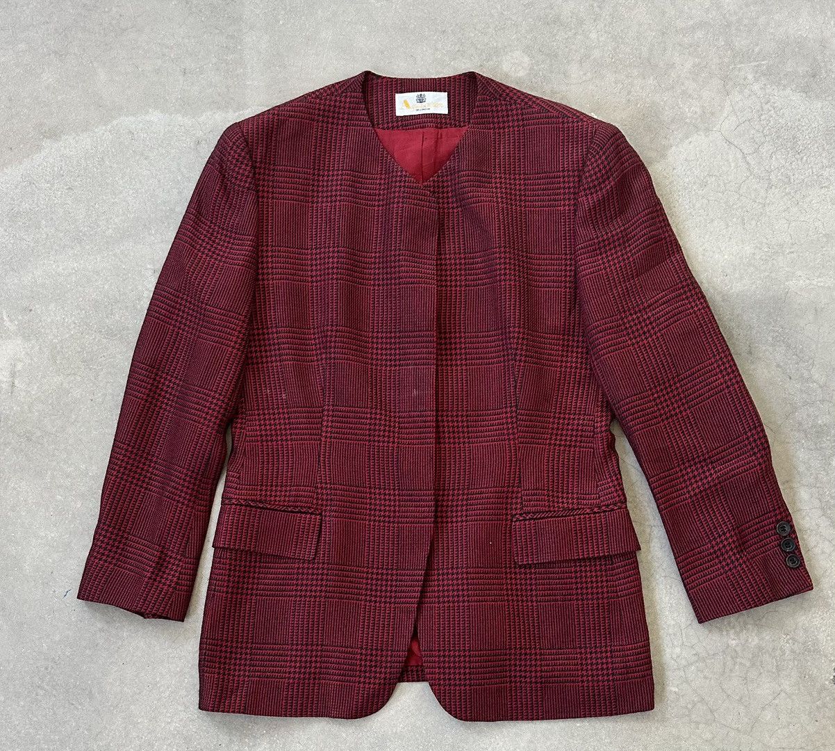 Aquascutum VINTAGE AQUASCUTUM CHECKERED OUTERWEAR Size 34R - 1 Thumbnail