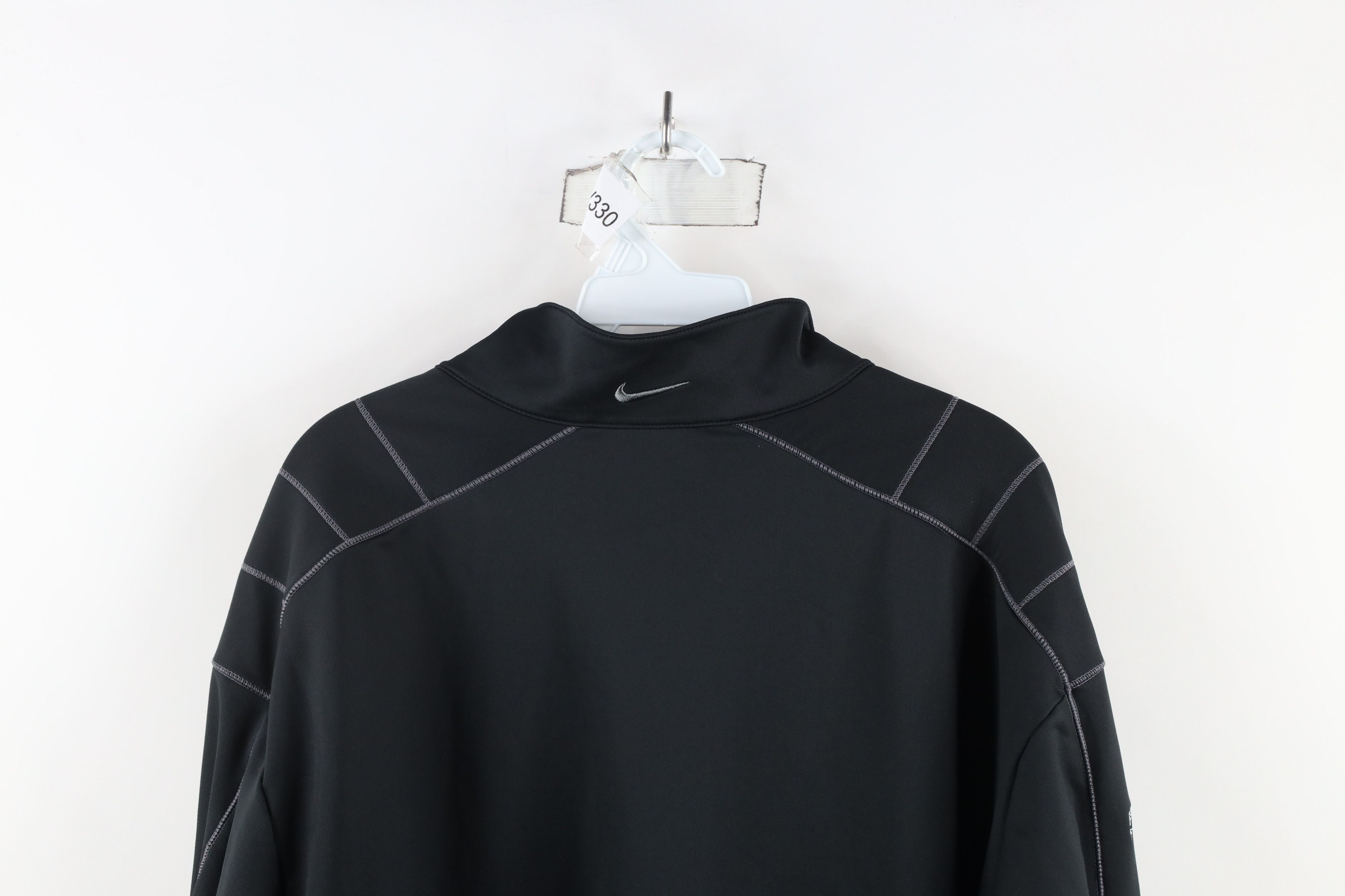 Nike × Vintage Nike Golf National Beef Half Zip Pullover Jacket Top Black Size US XXL / EU 58 / 5 - 10 Thumbnail